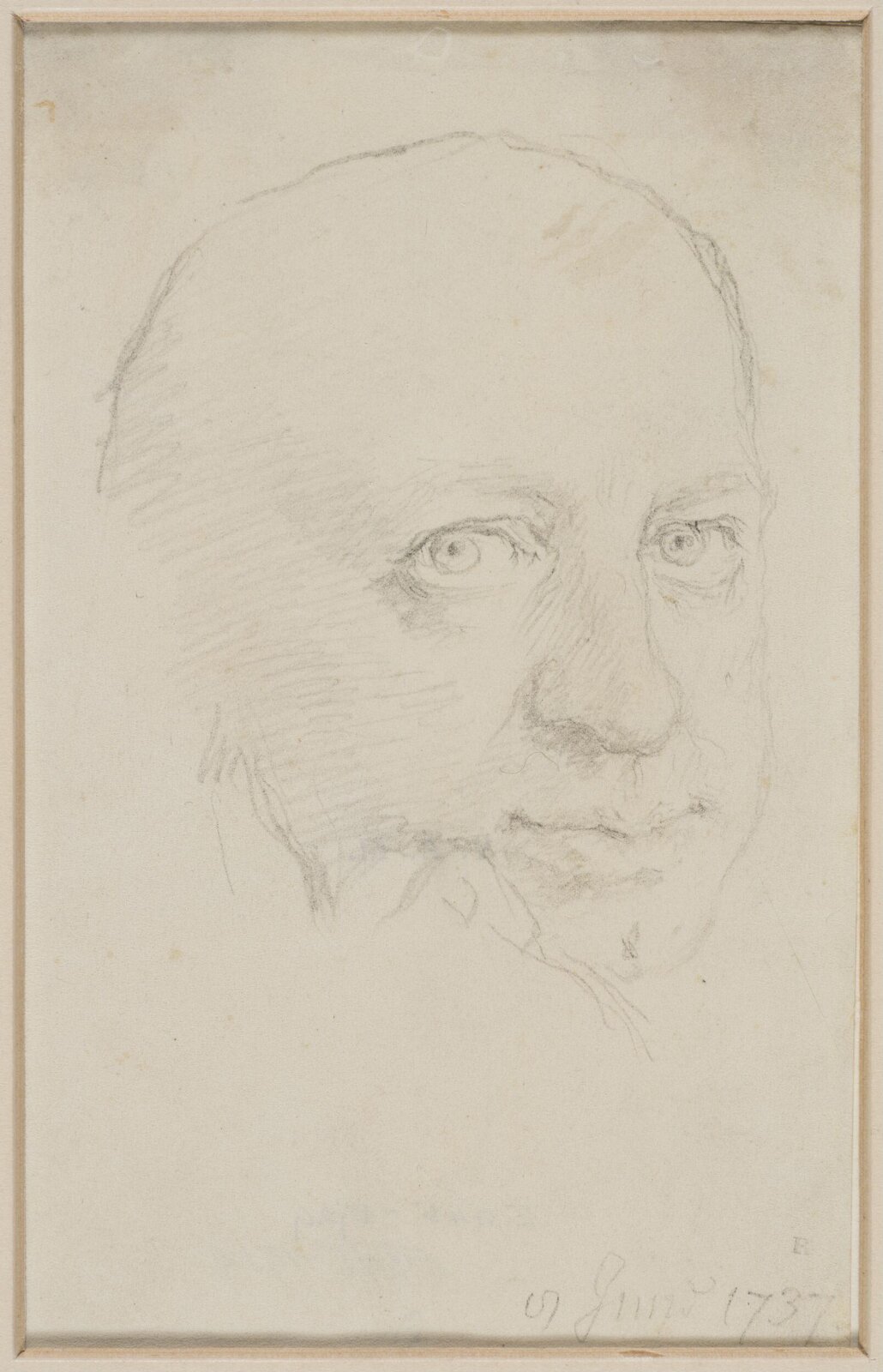 Portrait of a man, Jonathan Richardson, 1730s
