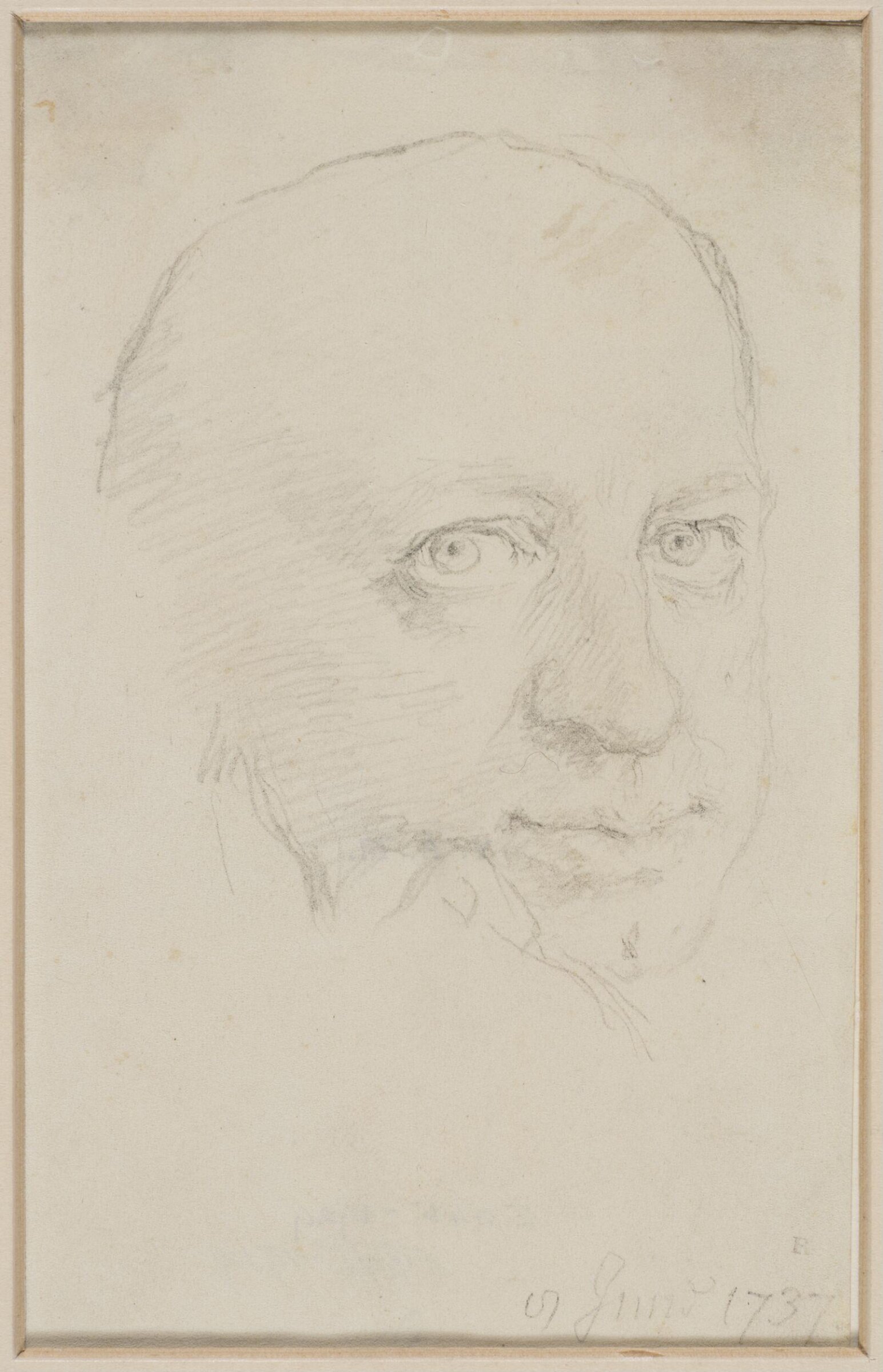 Portrait of a man, Jonathan Richardson, 1730s