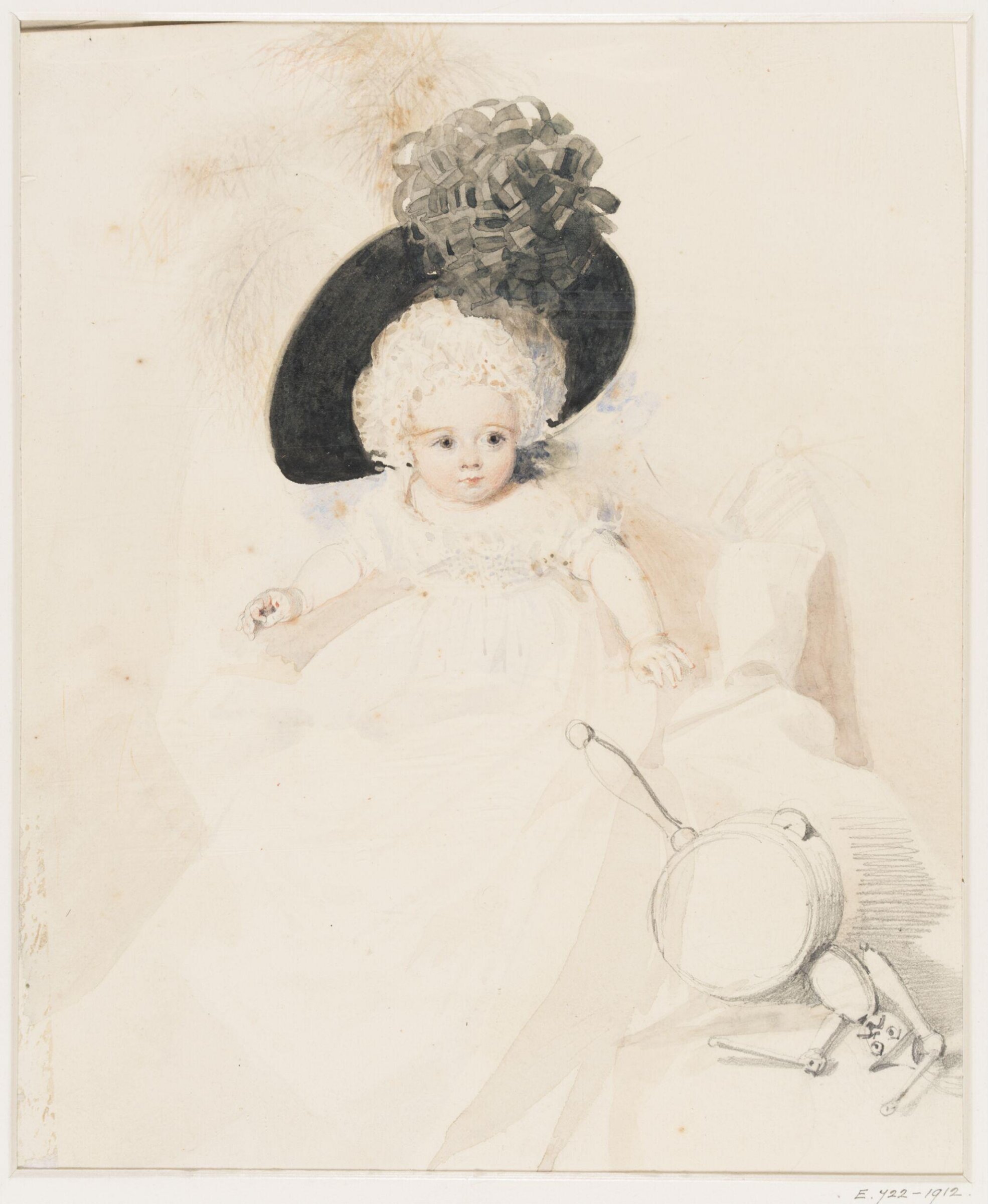 Drawing, Daniel Maclise, 1830