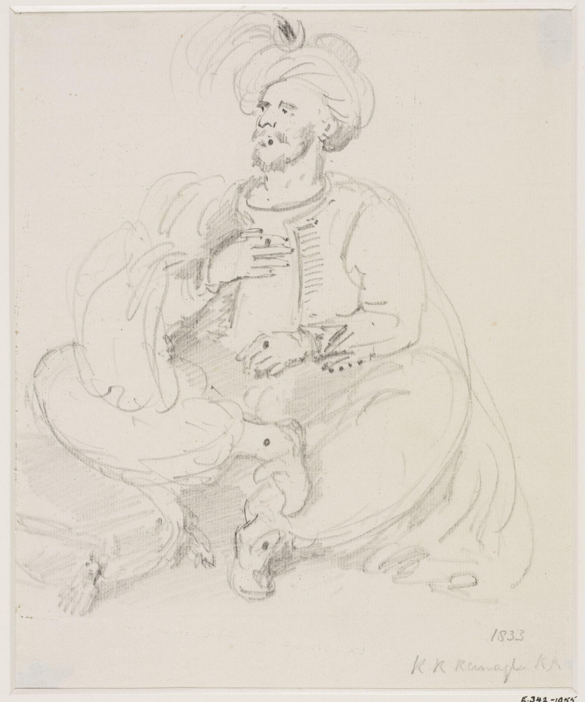 Drawing, Ramsey Richard Reinagle, 1833