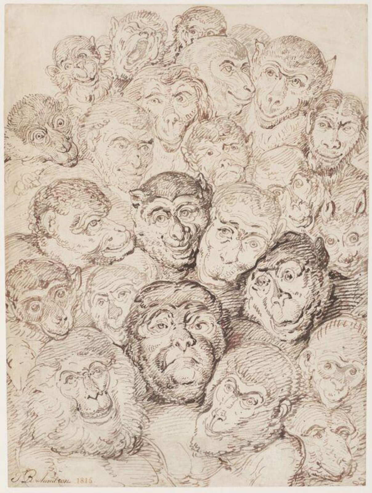 Drawing, Thomas Rowlandson, 1815