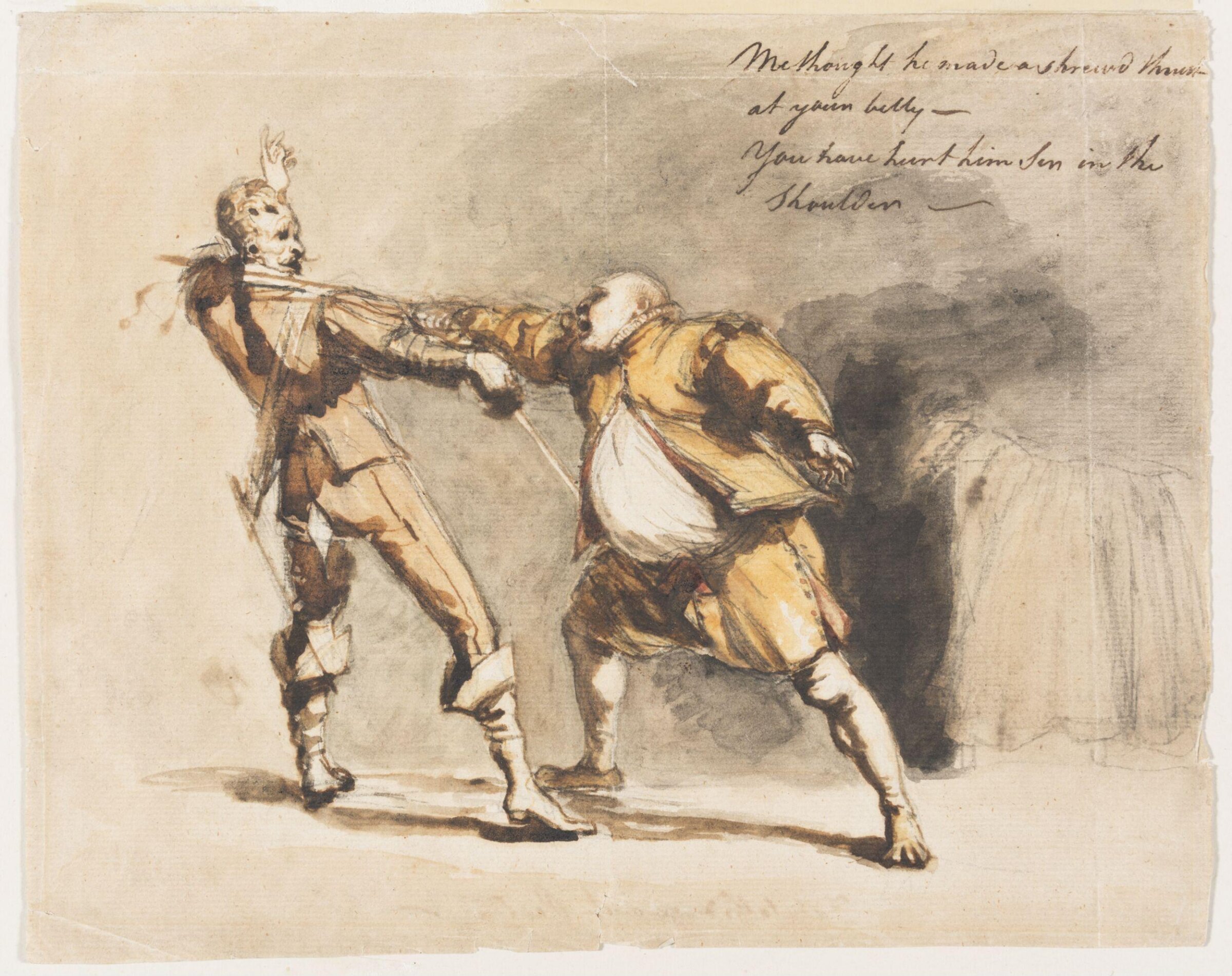Falstaff's duel with Pistol, William Locke, Sept. 1786
