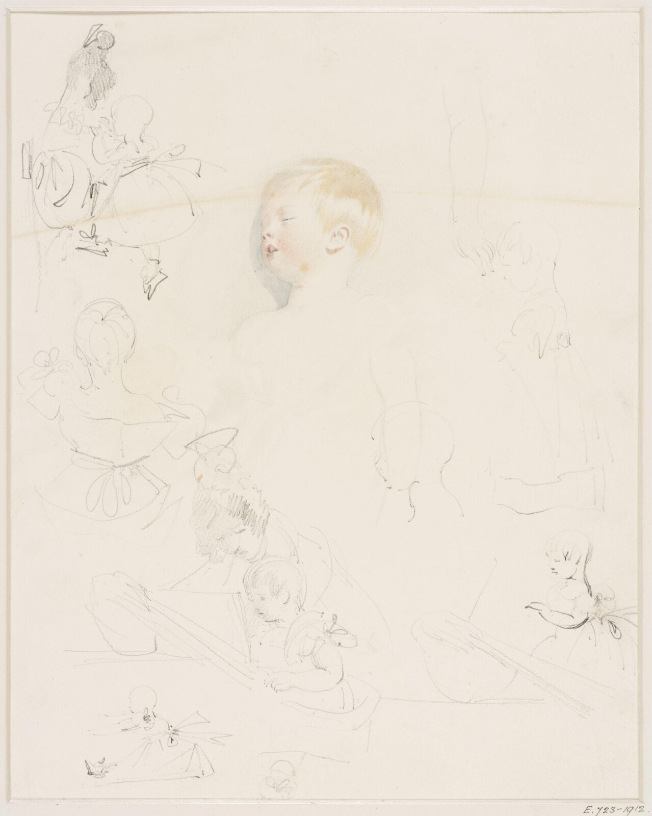 Drawing, Daniel Maclise, 1832
