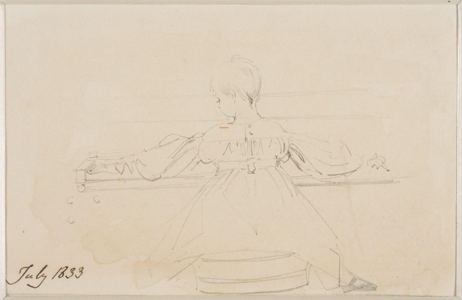 Drawing, Daniel Maclise, July 1833