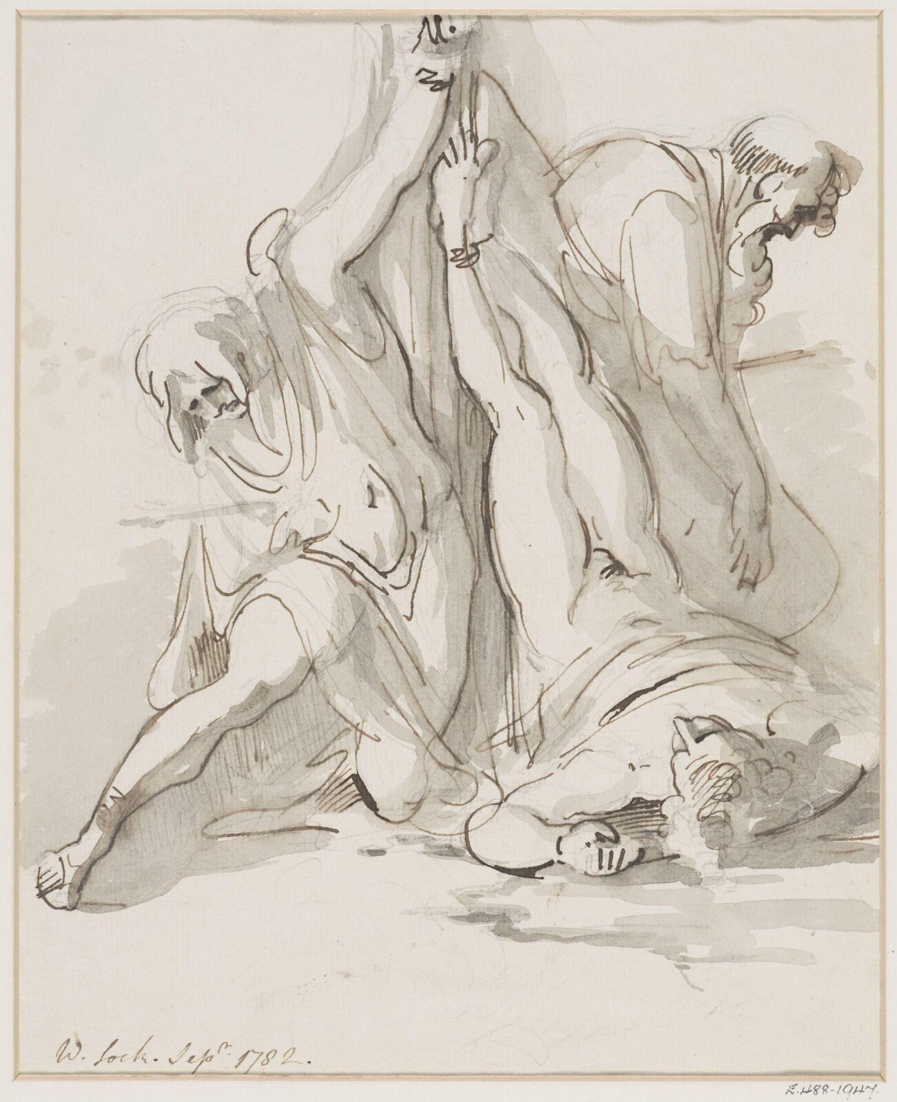 Drawing, William Locke, c.1780