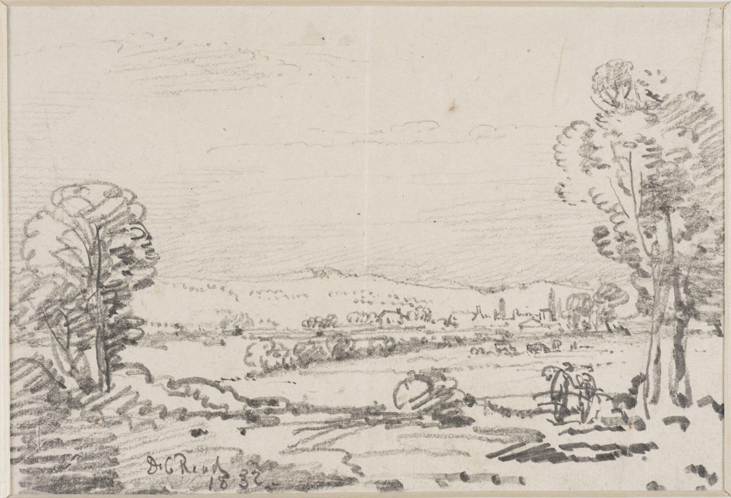 Landscape, David Charles Read, 1832