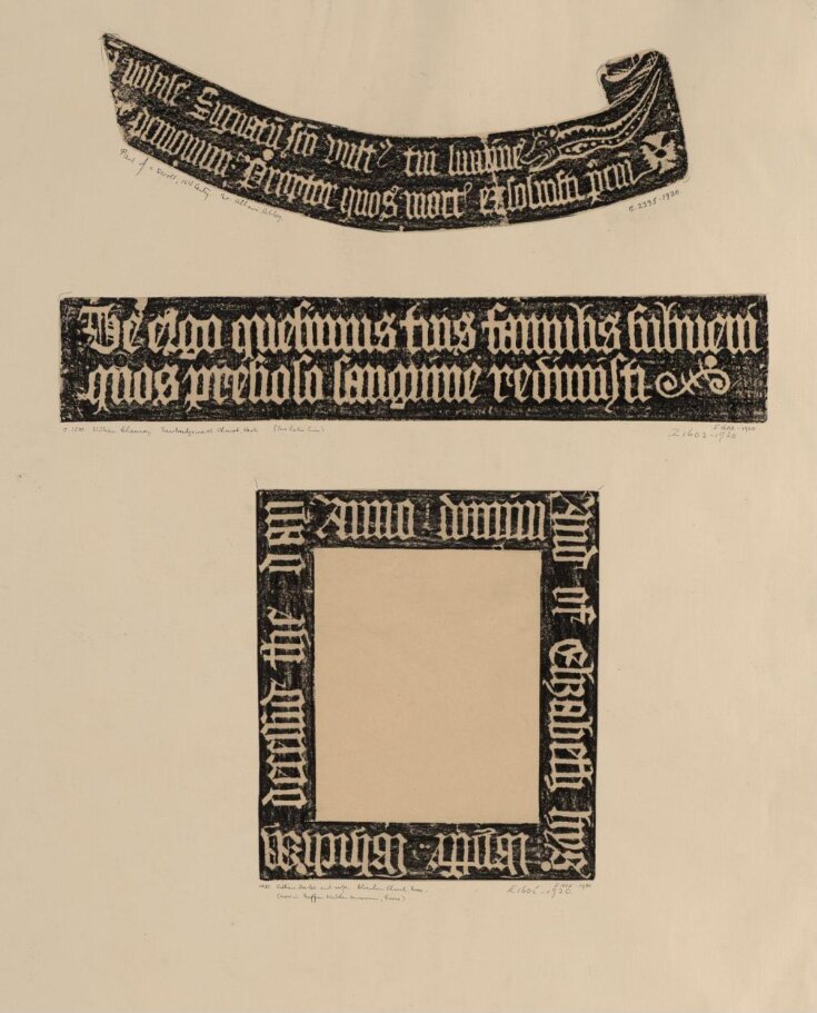 Brass Rubbing V&A Explore The Collections