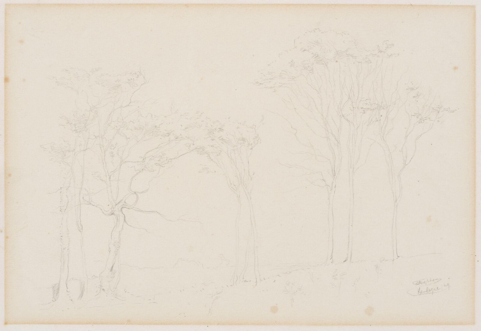 Drawing, Frederic Lord Leighton, 1849