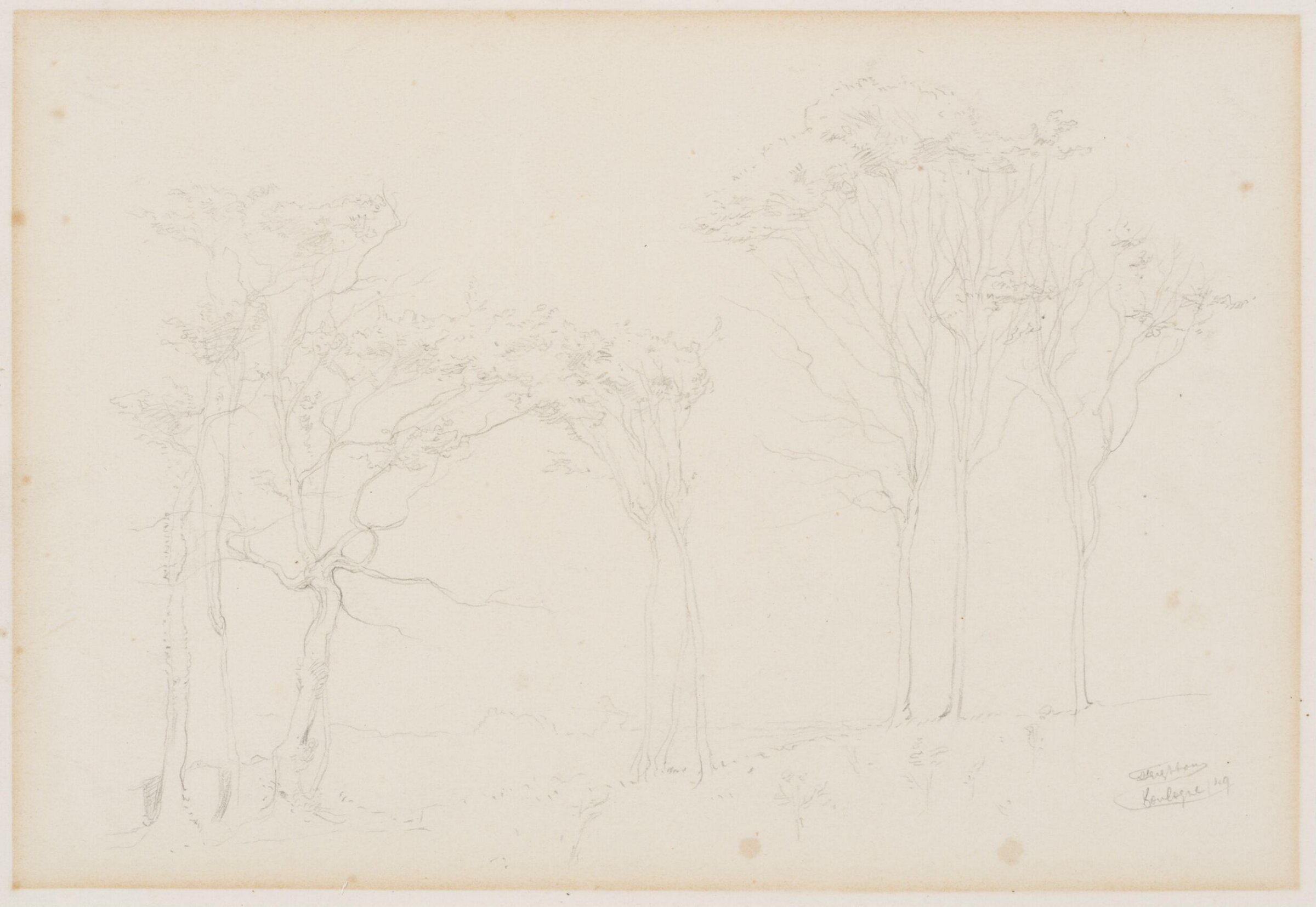 Drawing, Frederic Lord Leighton, 1849
