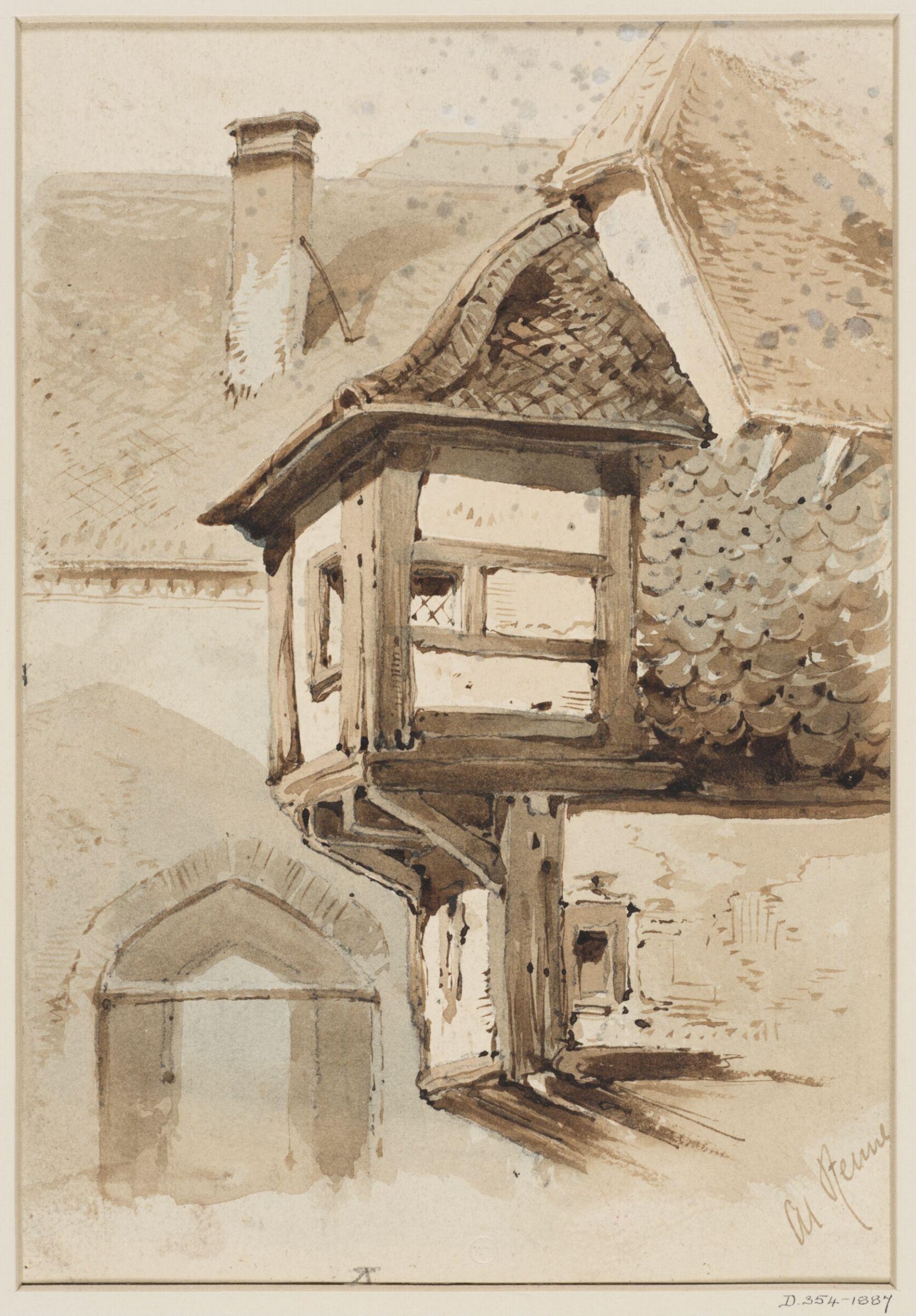 Drawing, Richard P. Leitch, ок. 1850–1882