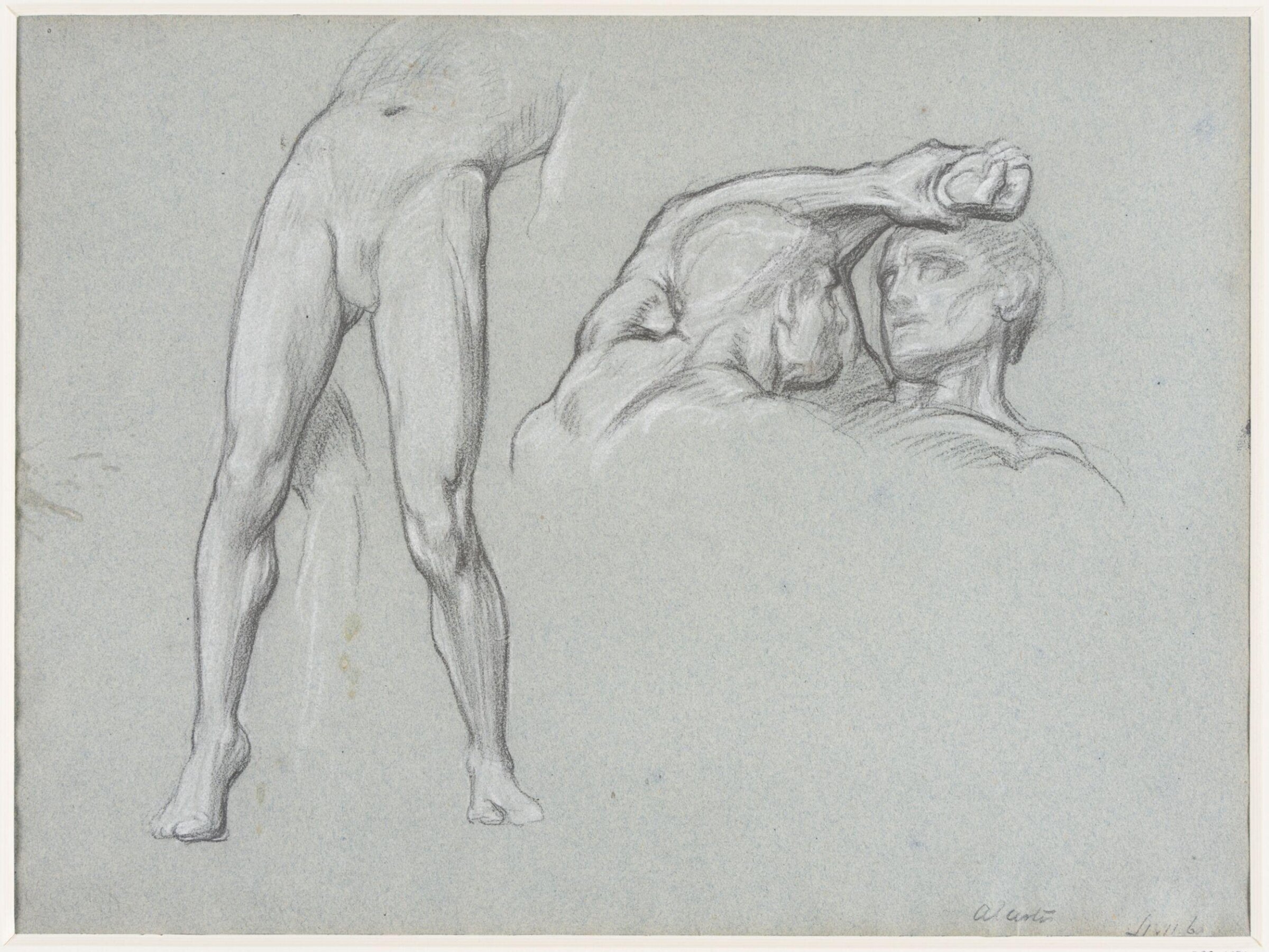 Drawing, Frederic Lord Leighton, Mid-19th century