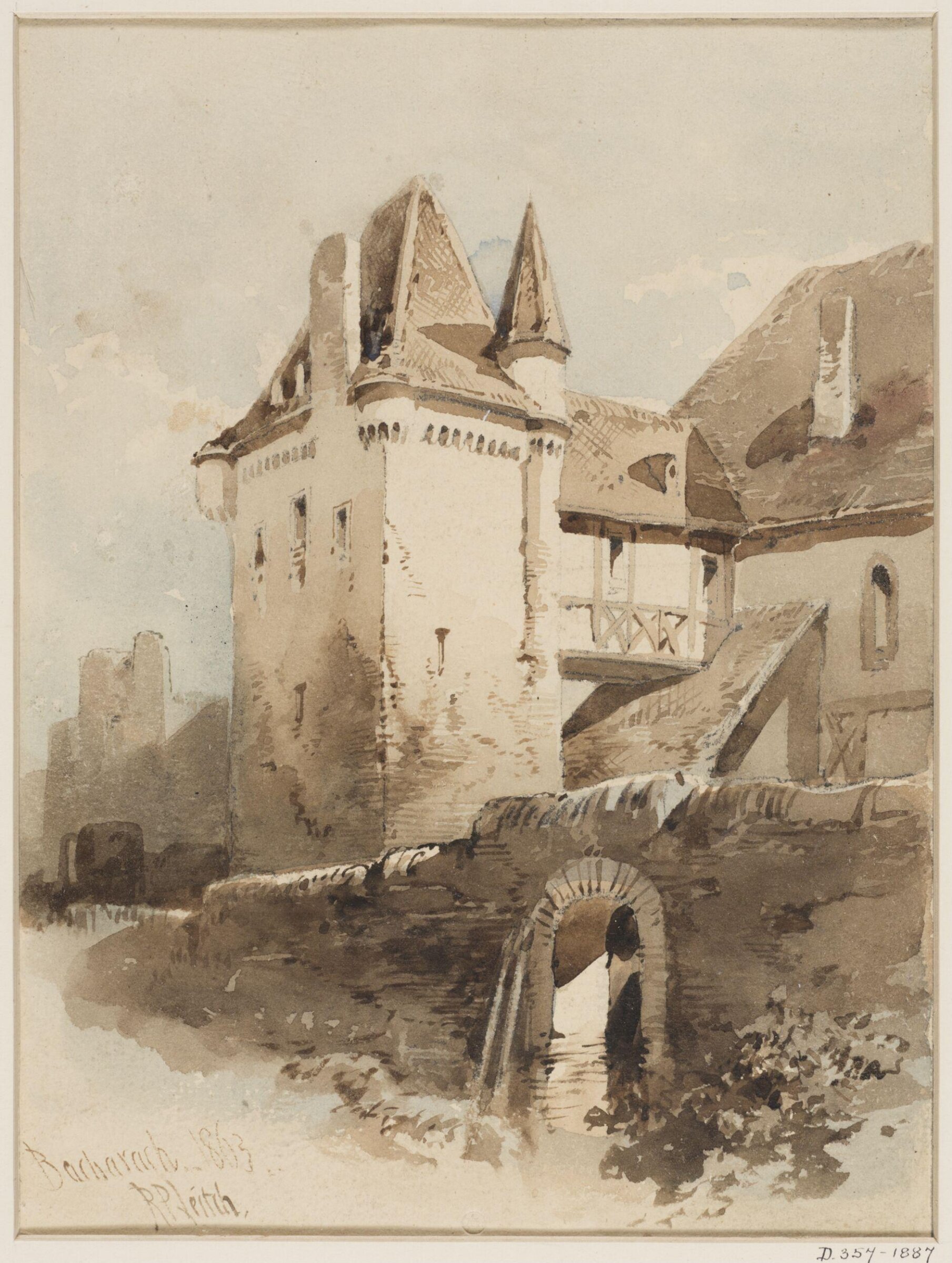 Drawing, Richard P. Leitch, ок. 1850–1882