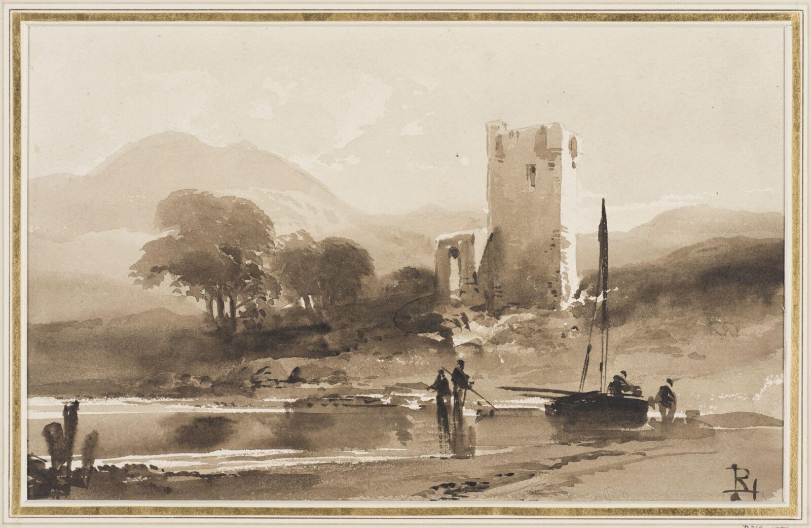 Drawing, Richard P. Leitch, c. 1850-1882
