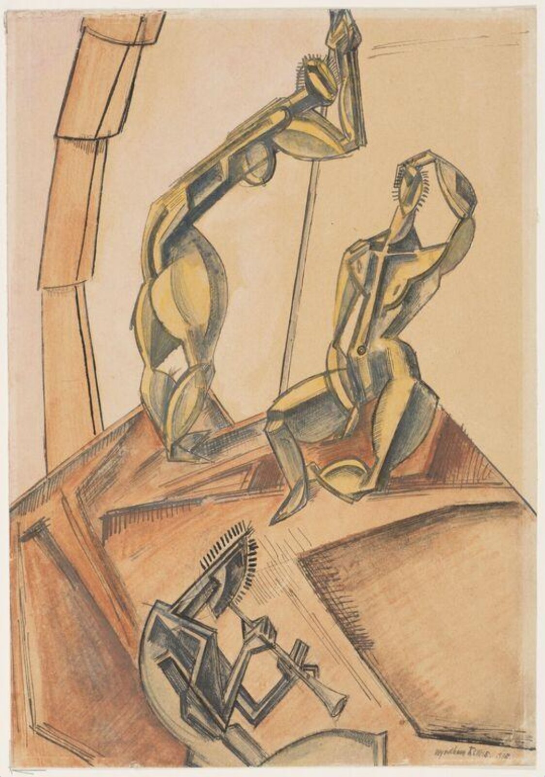 Cactus, Wyndham Lewis, 1913