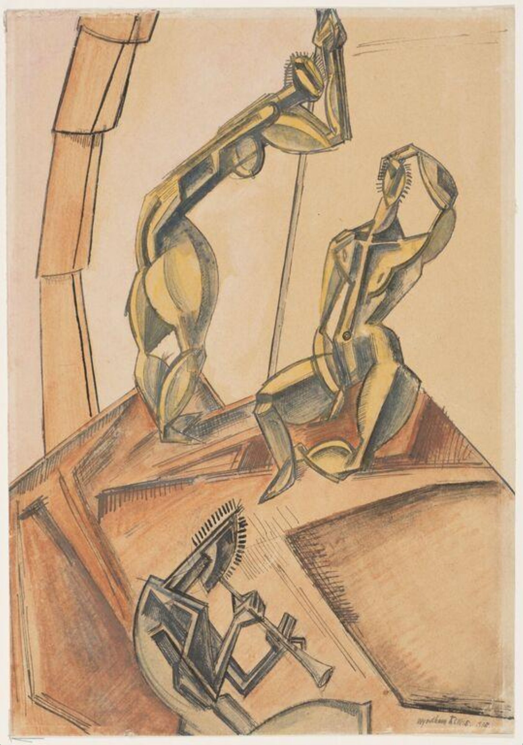 Cactus, Wyndham Lewis, 1913