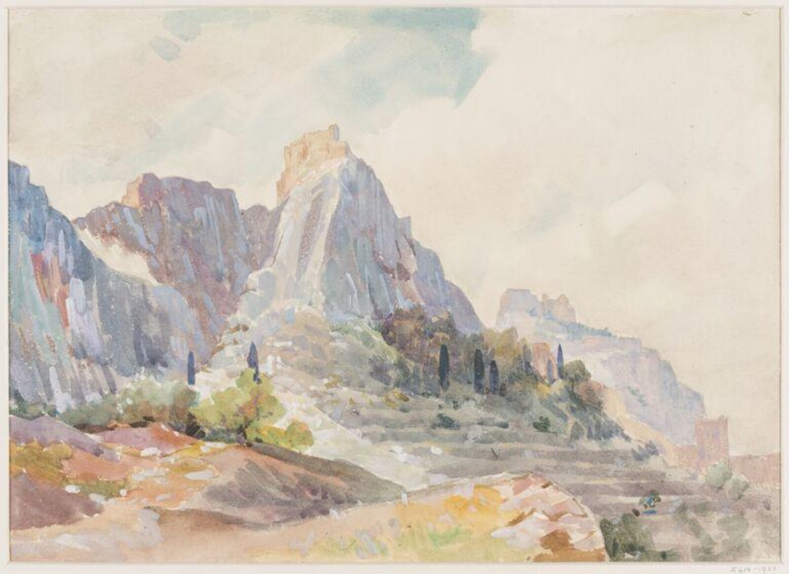 Watercolour drawing, George Murray, 1900-1930