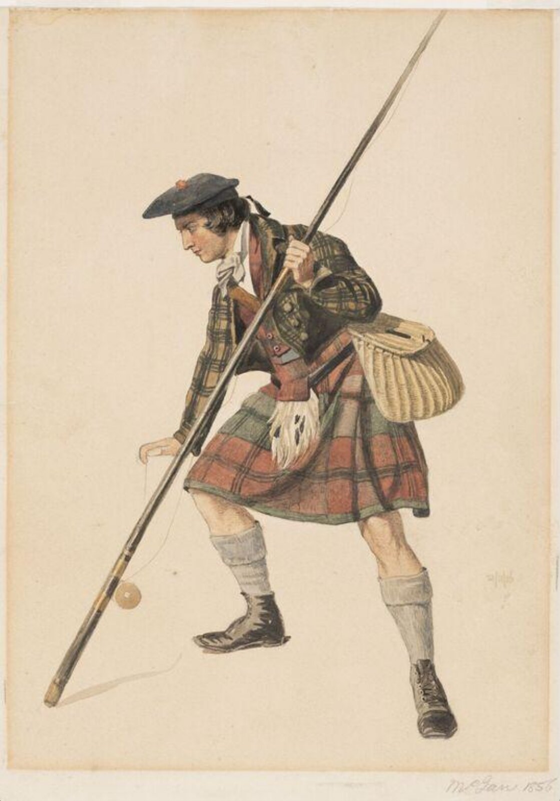Drawing, Robert Ronald McIan, 1856