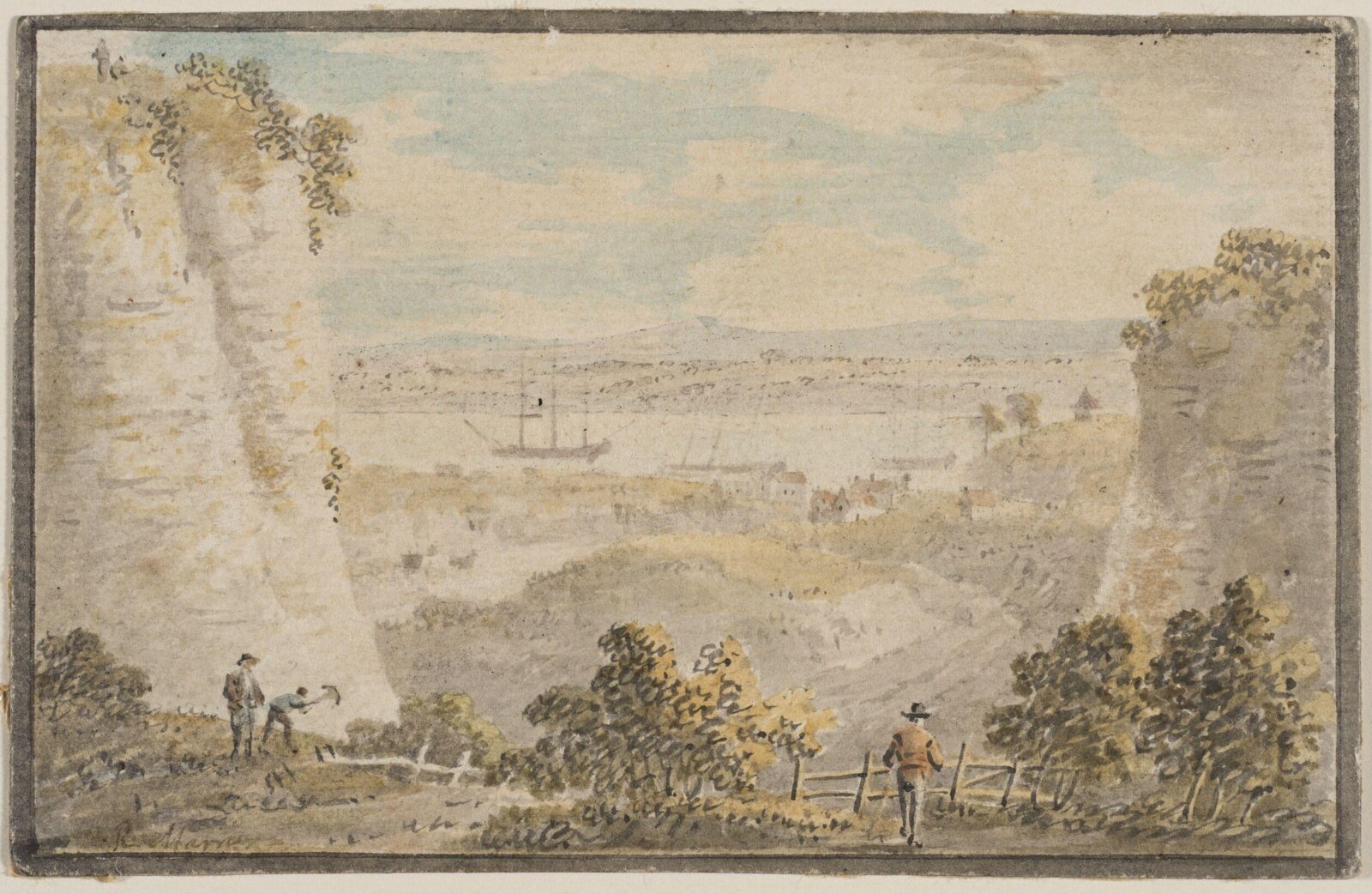 Drawing, Robert Marris, 1791