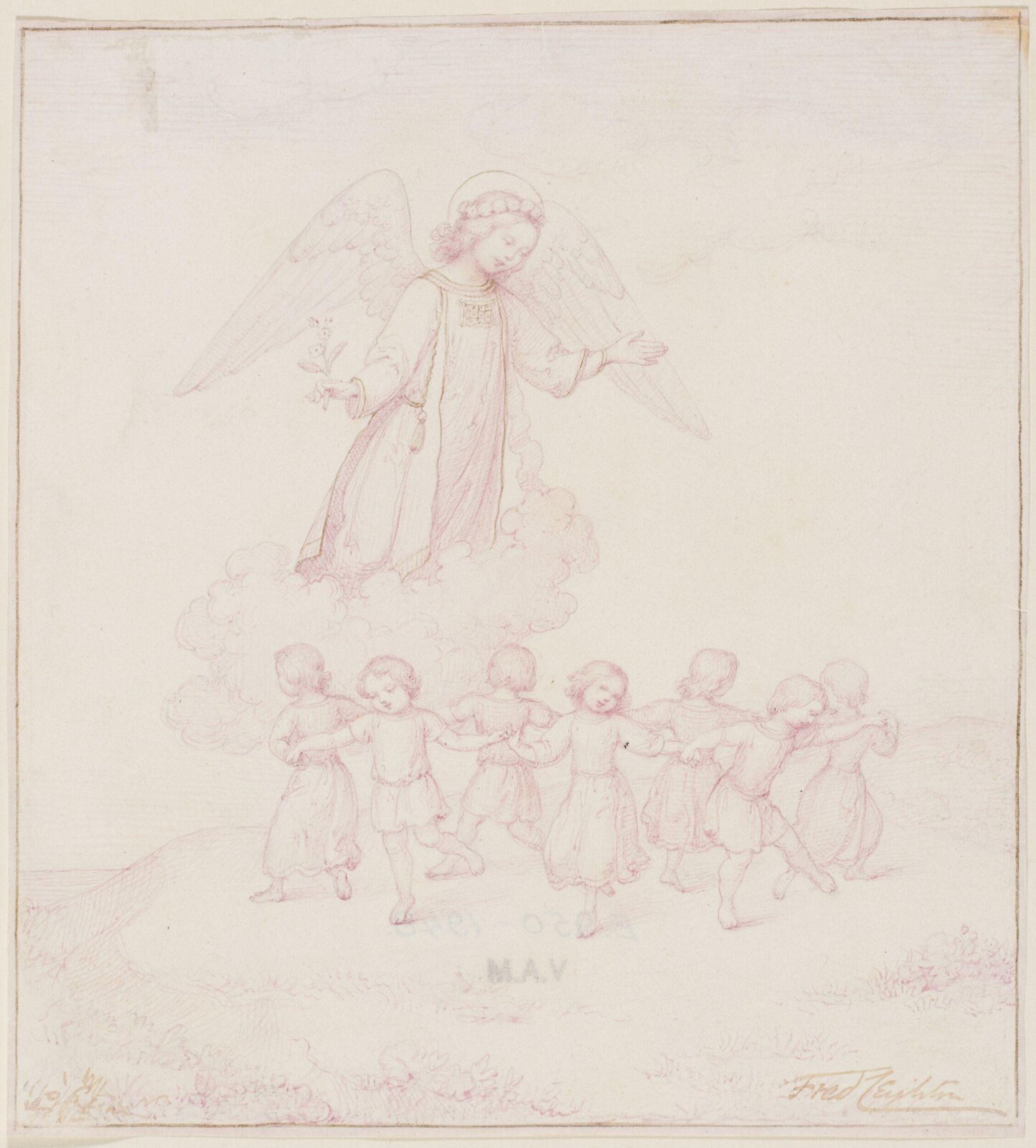 Drawing, Frederic Lord Leighton, 1830-1896
