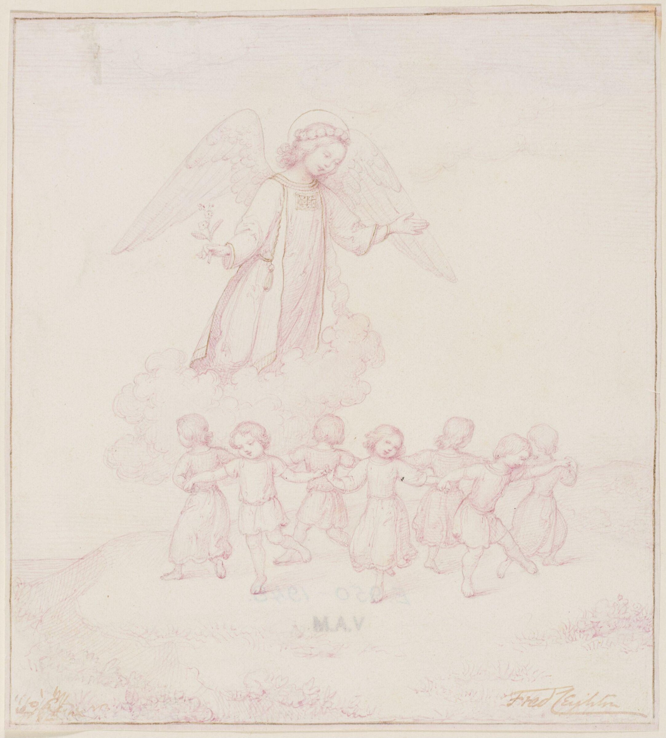 Drawing, Frederic Lord Leighton, 1830-1896