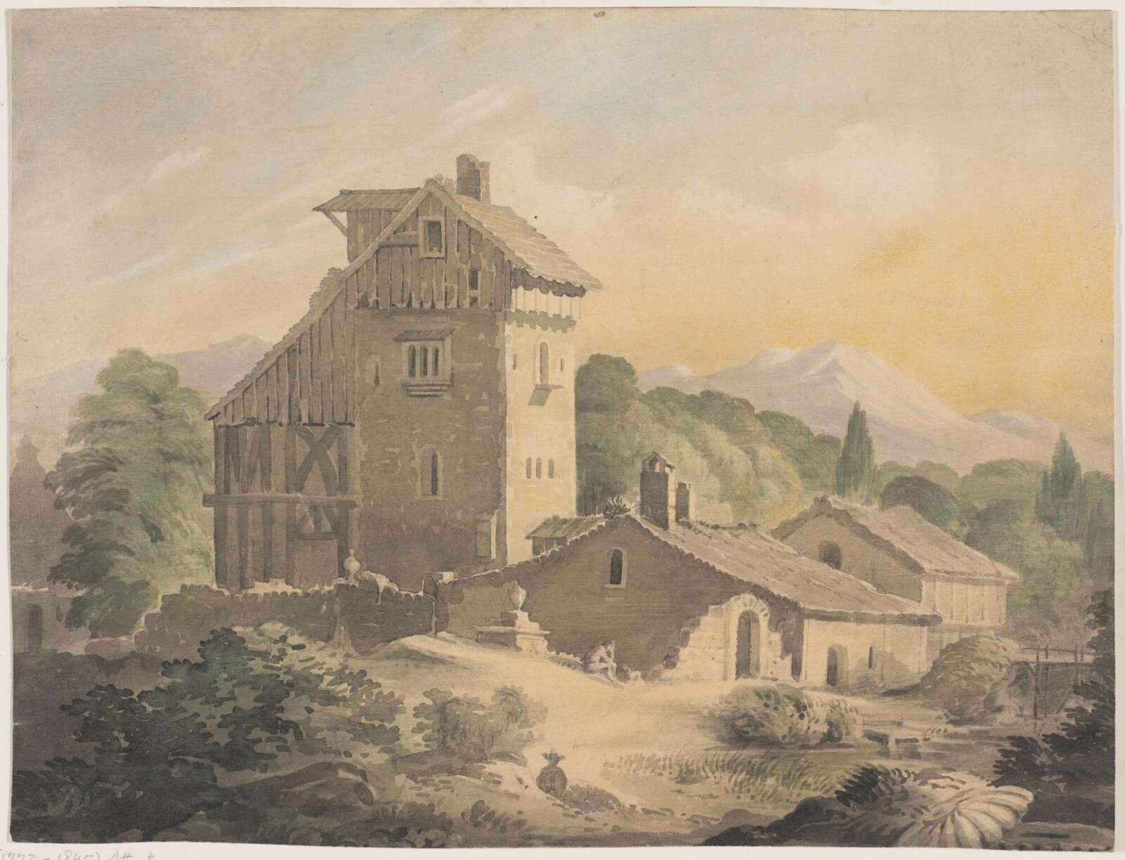 Drawing, Munn, 1773-1845