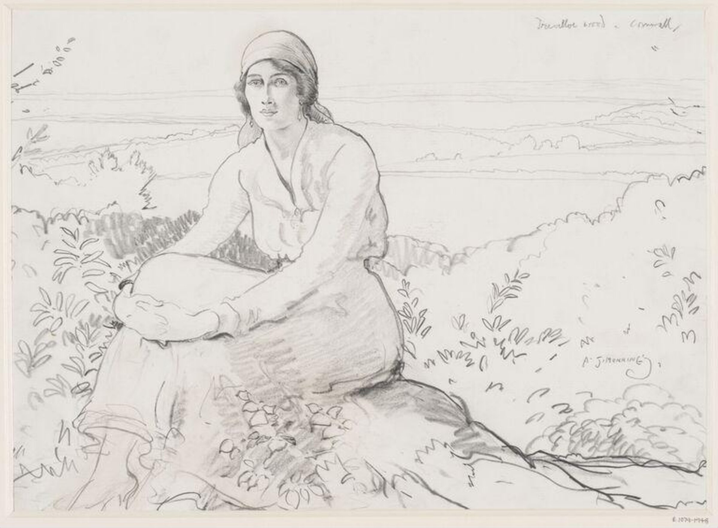 Drawing, Munnings, 1878-1948