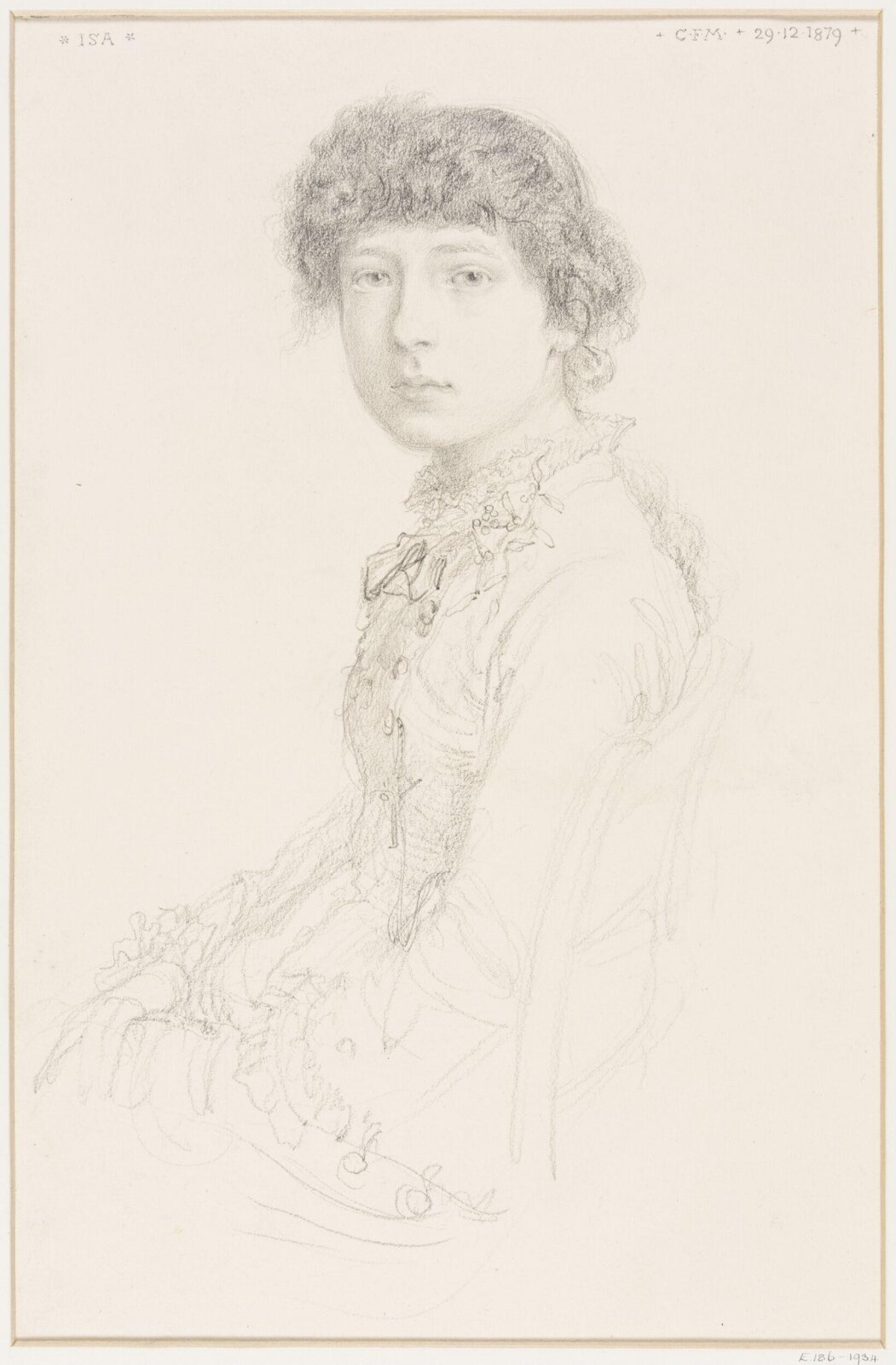 Mrs. Penryn Milsted., Charles Fairfax Murray, 29/12/1879