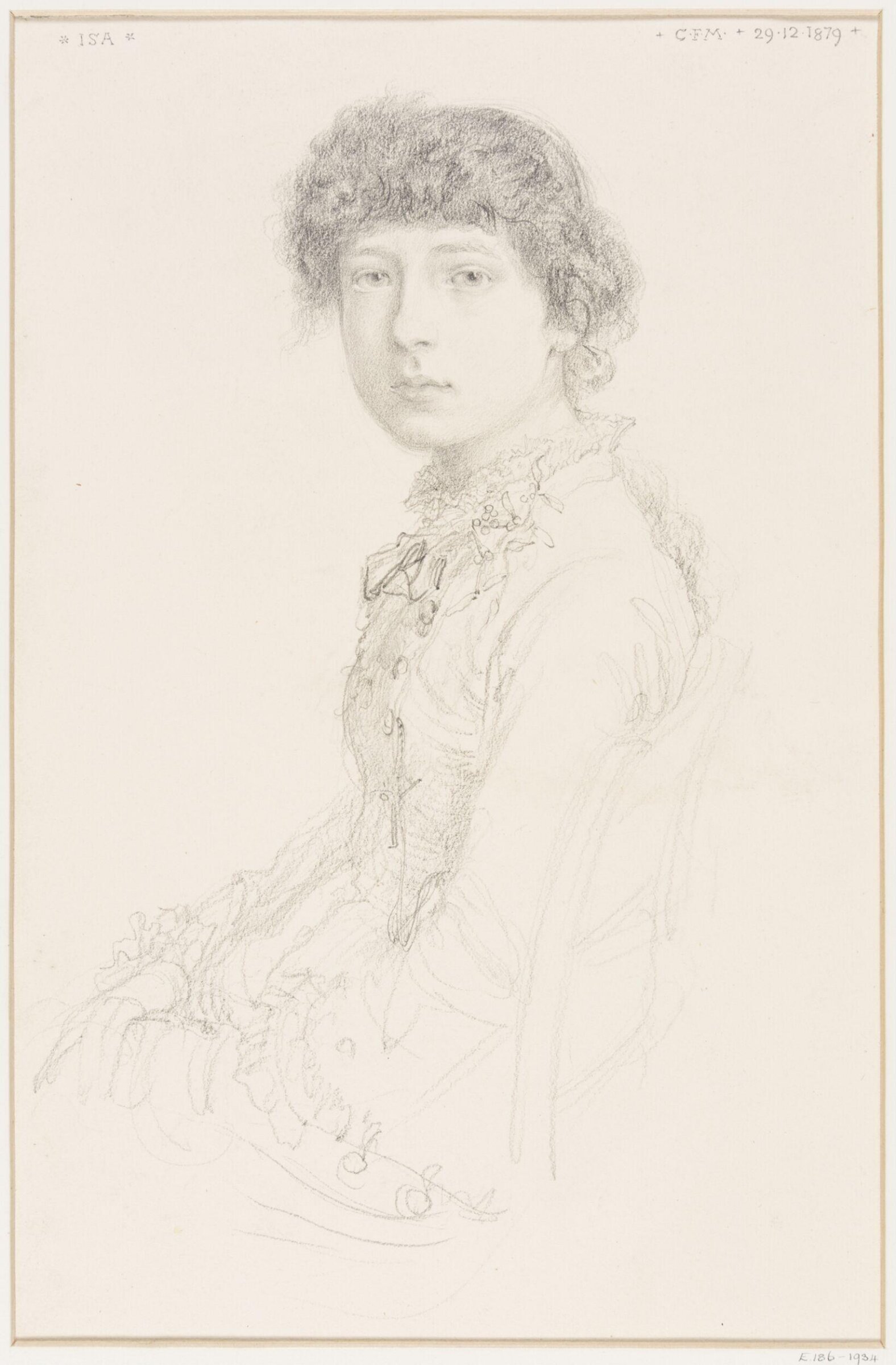 Mrs. Penryn Milsted., Charles Fairfax Murray, 29/12/1879