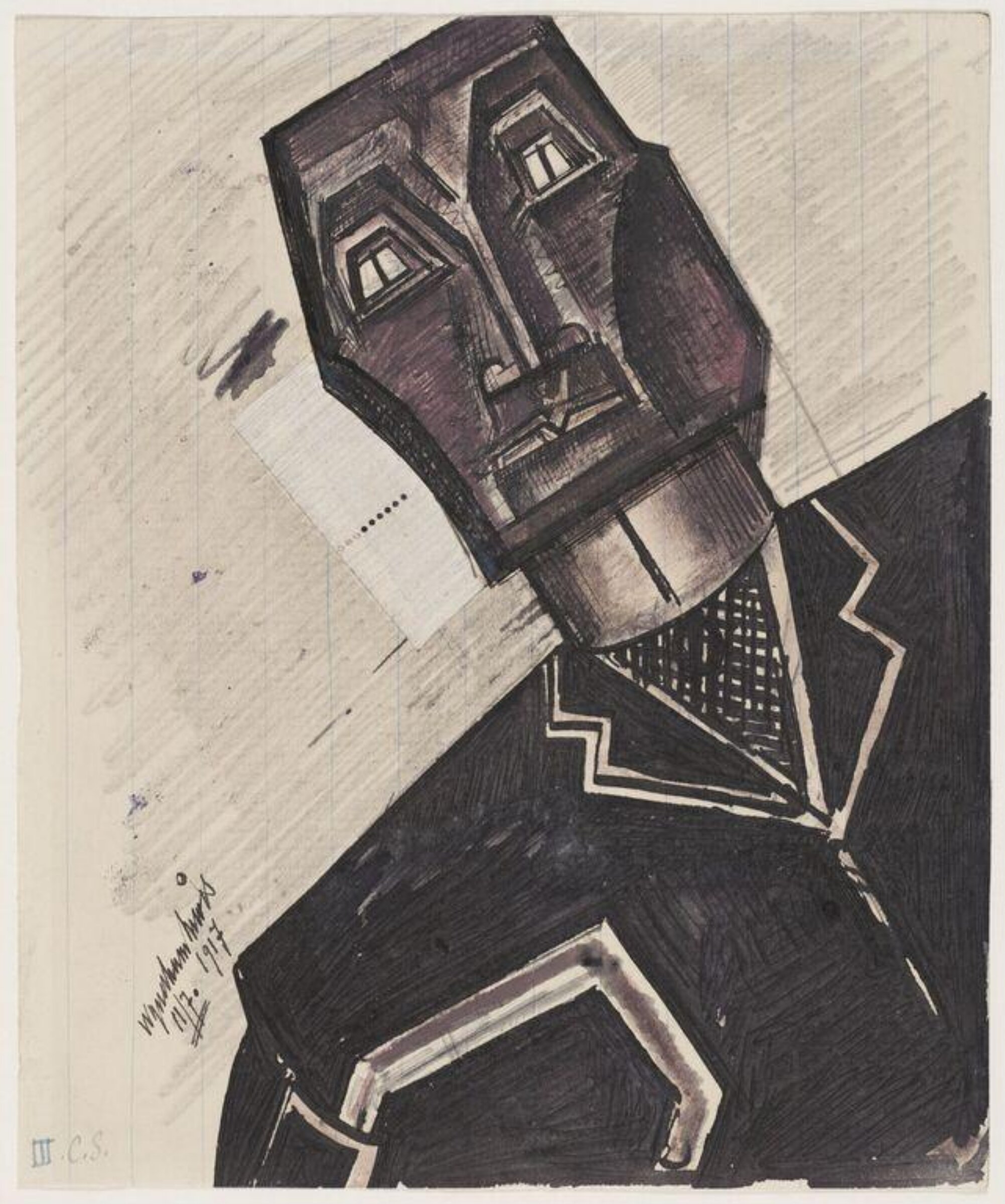 The Psychologist, Wyndham Lewis, 1917