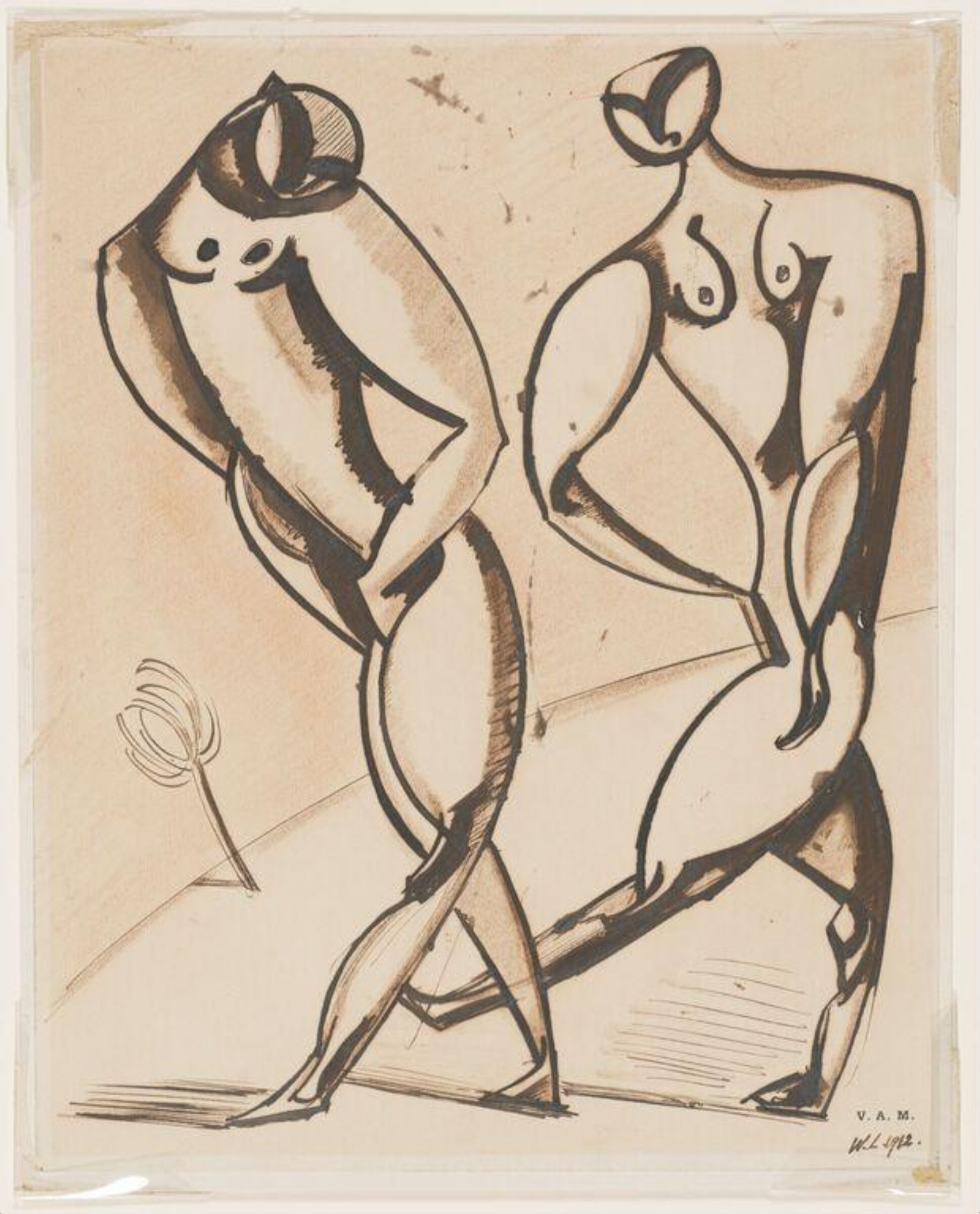 Courtship, Wyndham Lewis, 1912