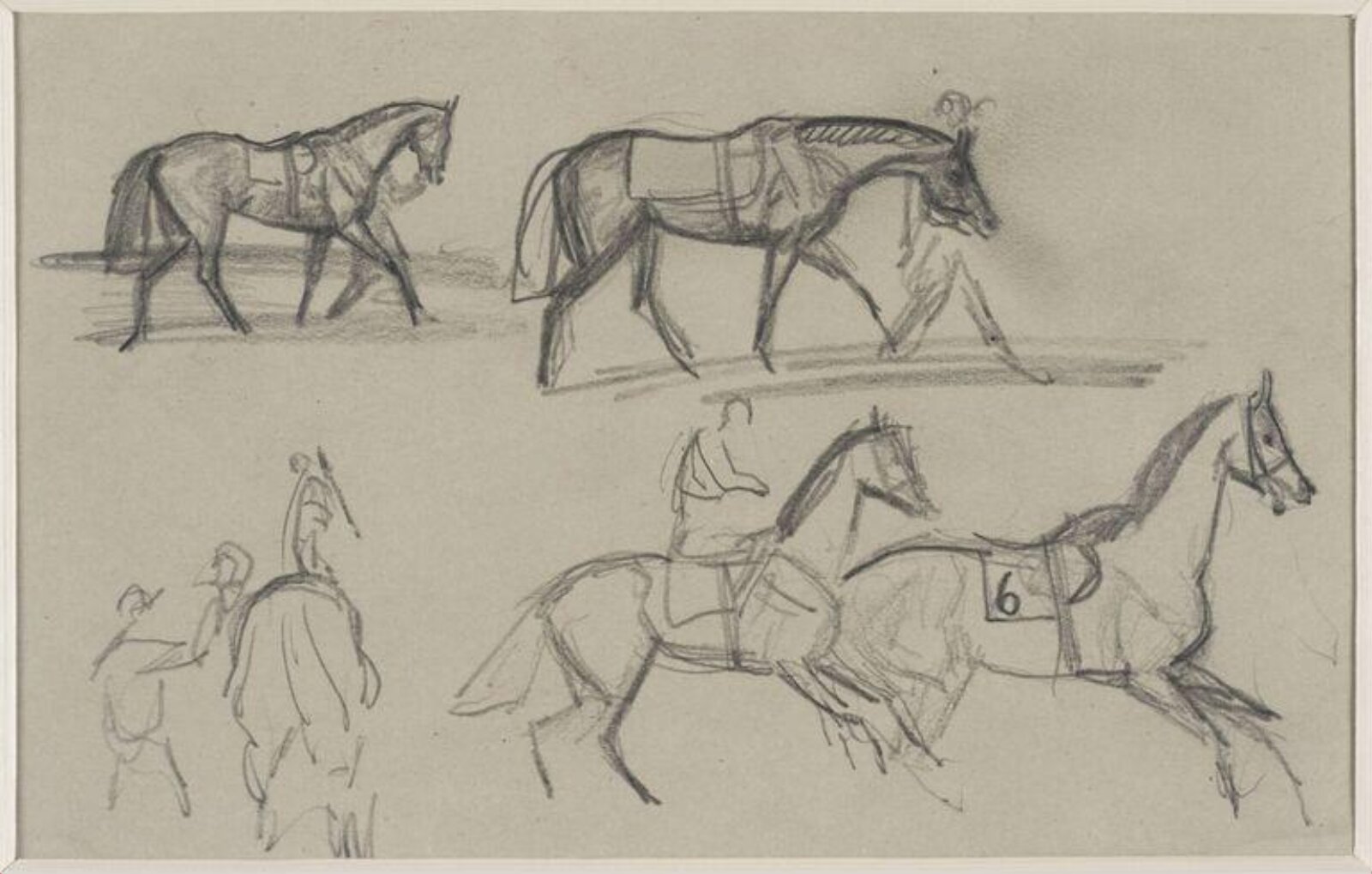 Drawing, Munnings, c. 1898-1959