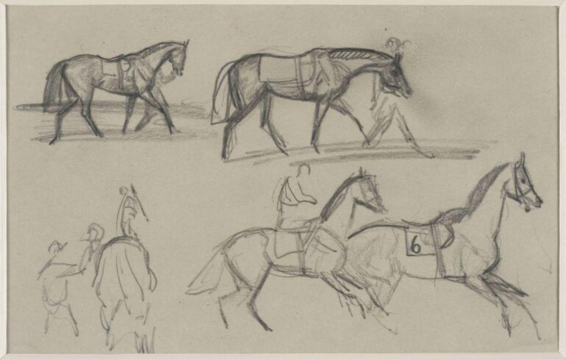Drawing, Munnings, c. 1898-1959