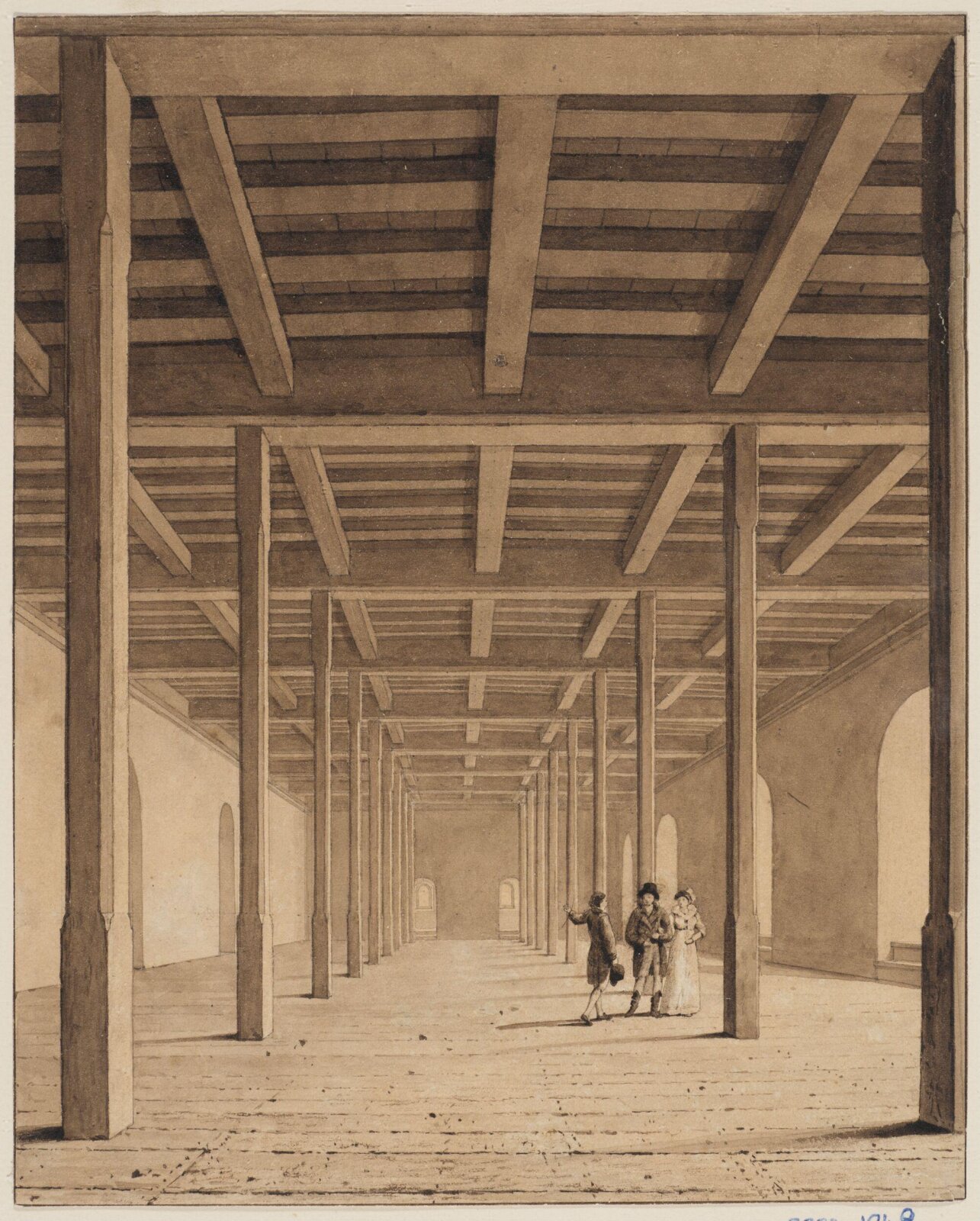 Drawing, Frederick Mackenzie, 1788-1854