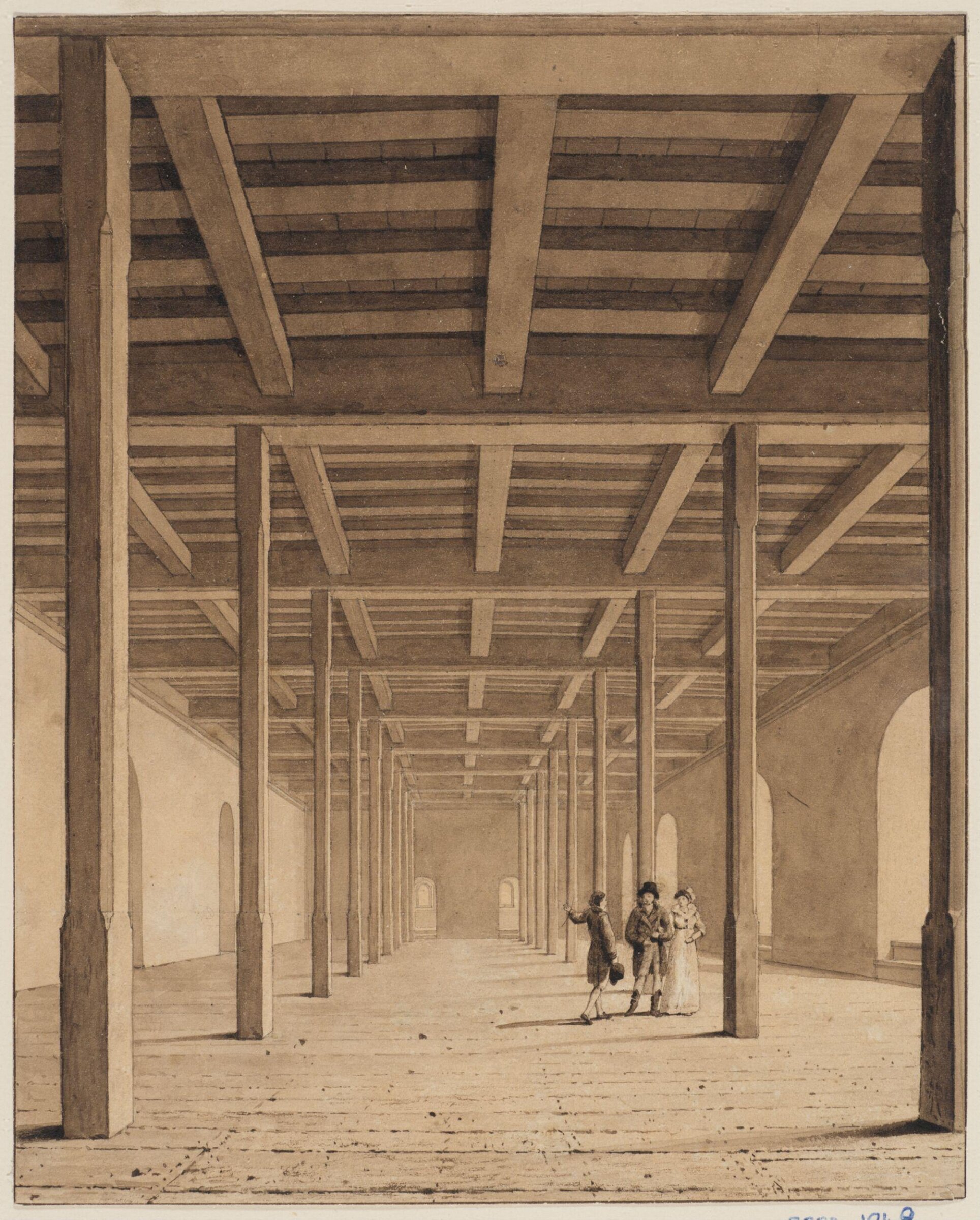 Drawing, Frederick Mackenzie, 1788-1854