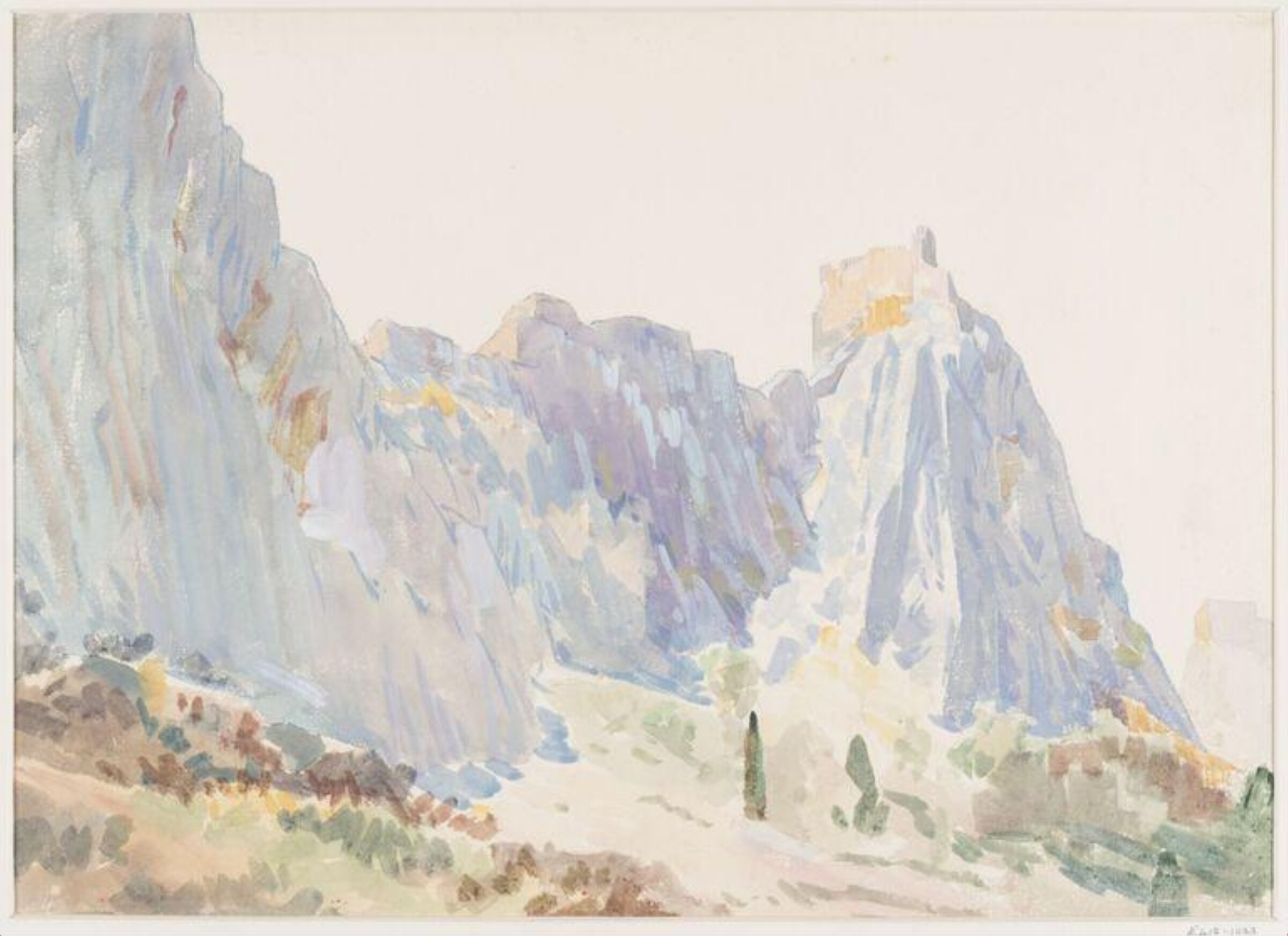 Watercolour drawing, George Murray, 1900-1930