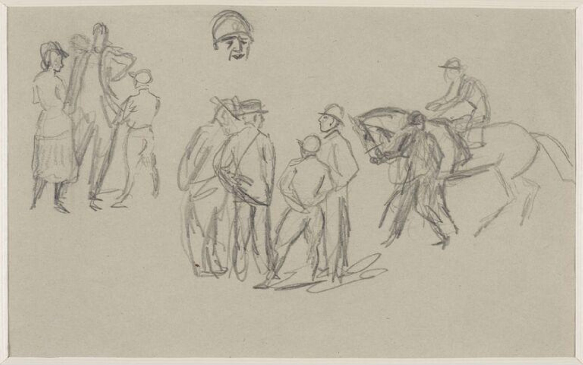 Drawing, Munnings, c. 1898-1959