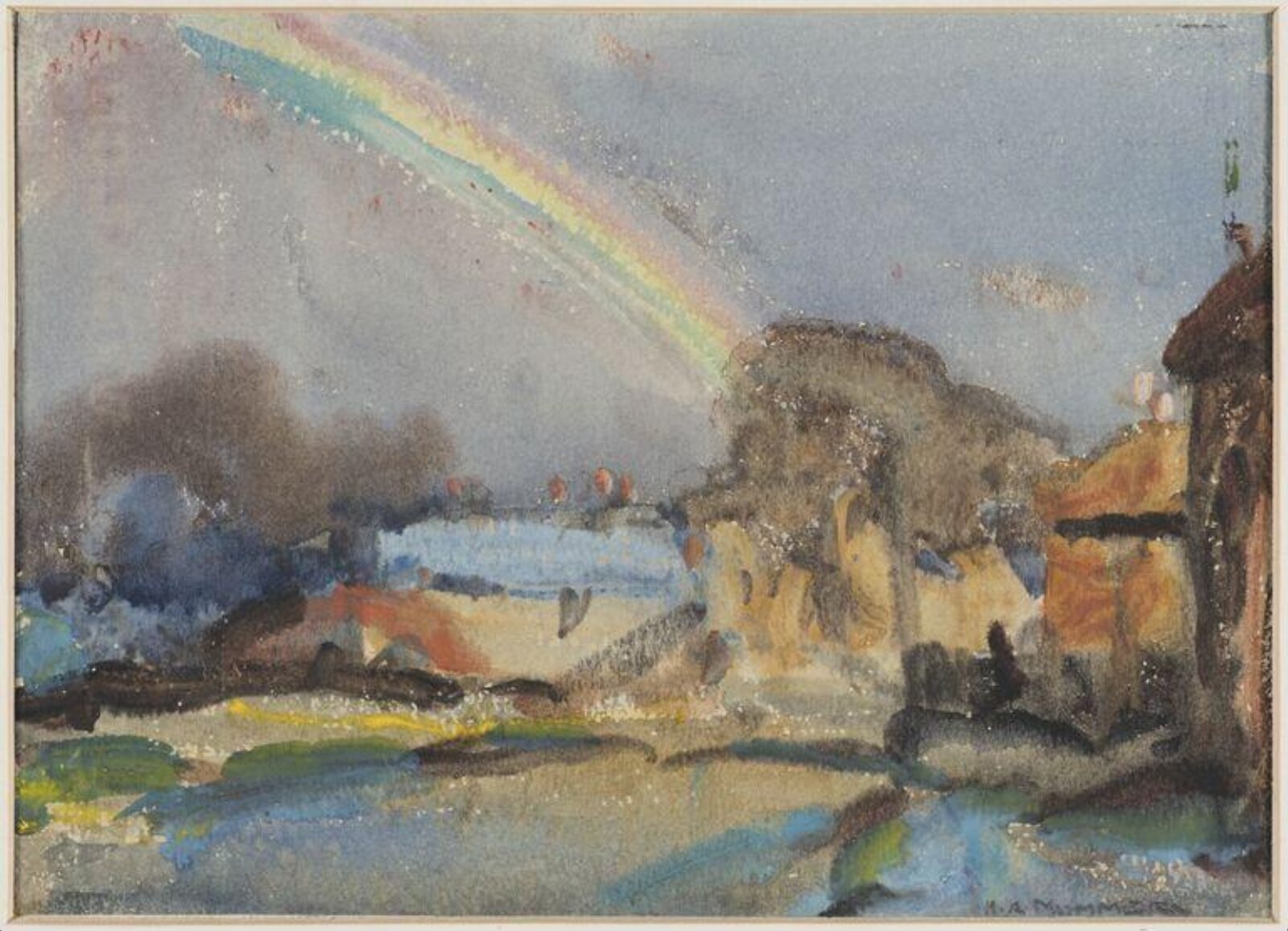 Watercolour drawing, H. A. Mummery, 1900-1935