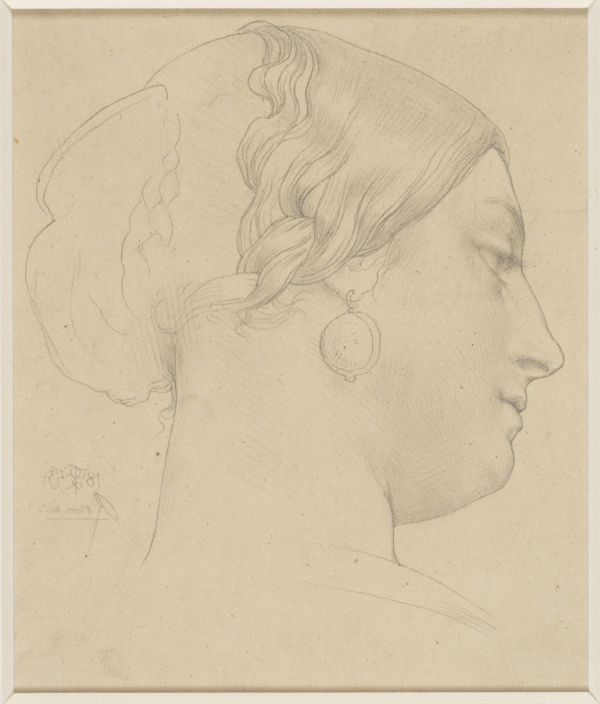 Drawing, Frederic Lord Leighton, 1853