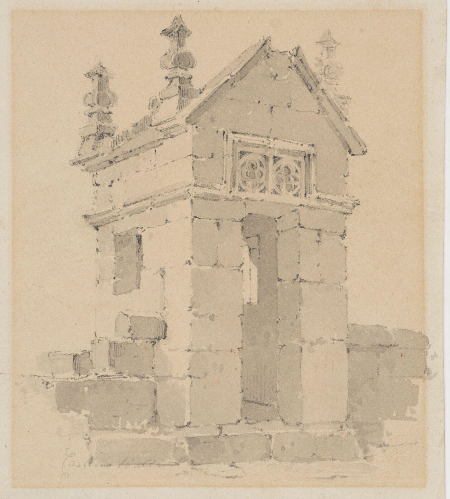 drawing, Paul Sandby Munn