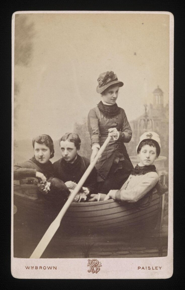 Four Children in a Boat top image