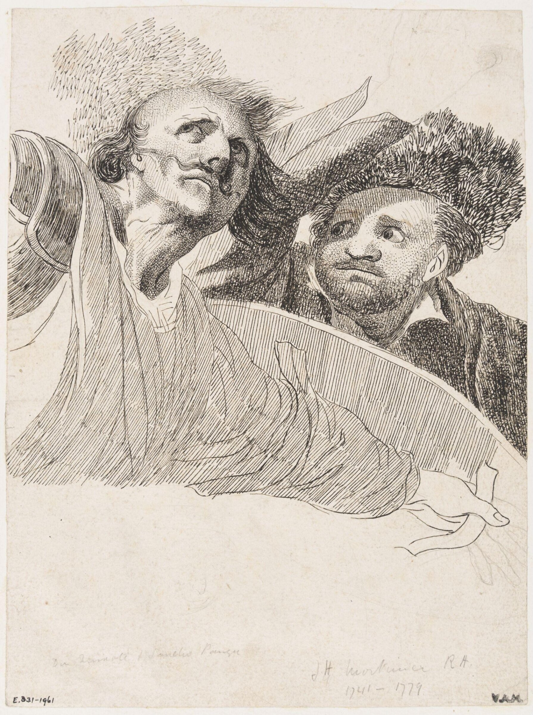 Drawing, John Hamilton Mortimer, late 18th century