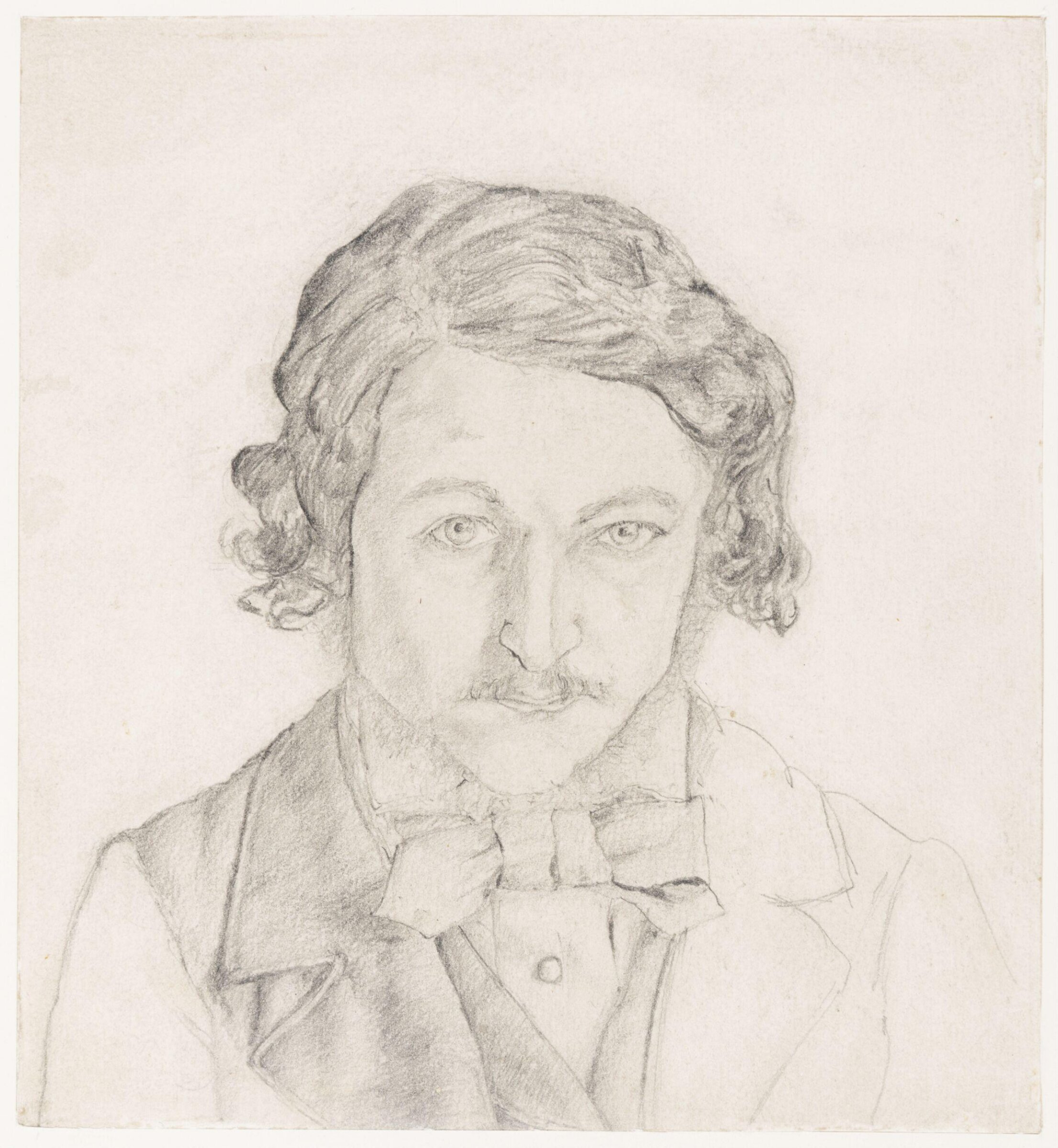 Self portrait, William Morris, ca. 1856