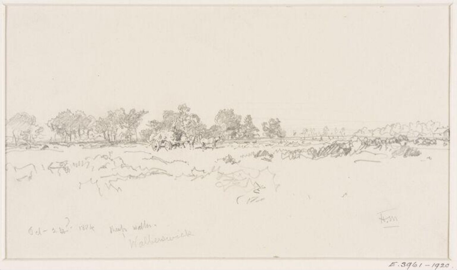 Drawing, Henry Moore, 24/10/1884