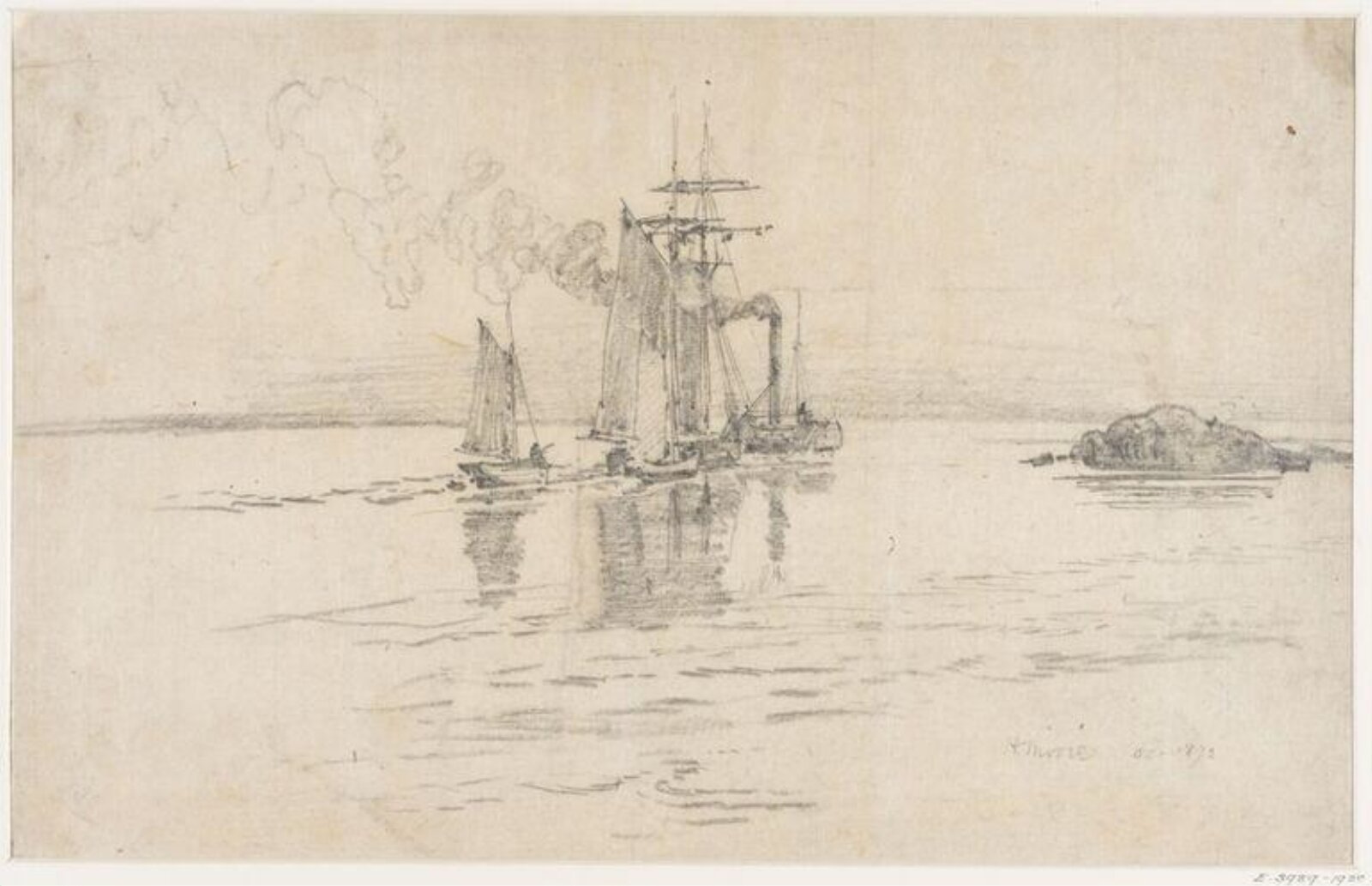 Drawing, Henry Moore, October 1872