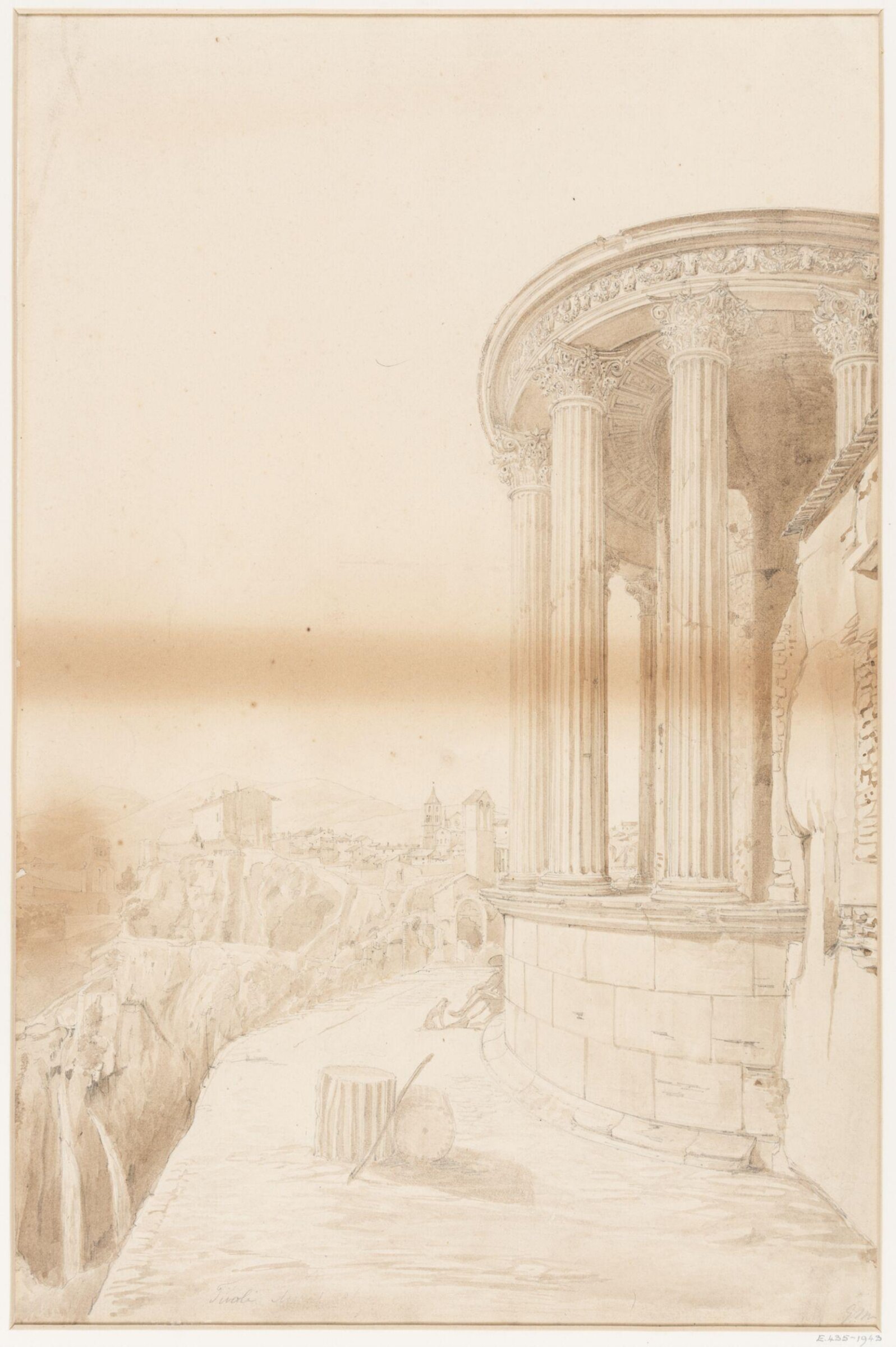 Temple of Vesta, Tivoli, George Belton Moore, c.1837