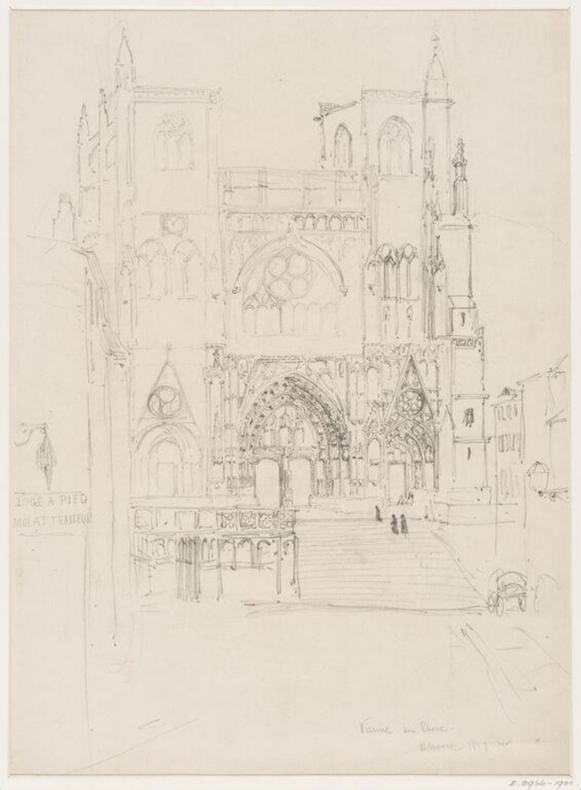 Drawing, Henry Moore, November 1857