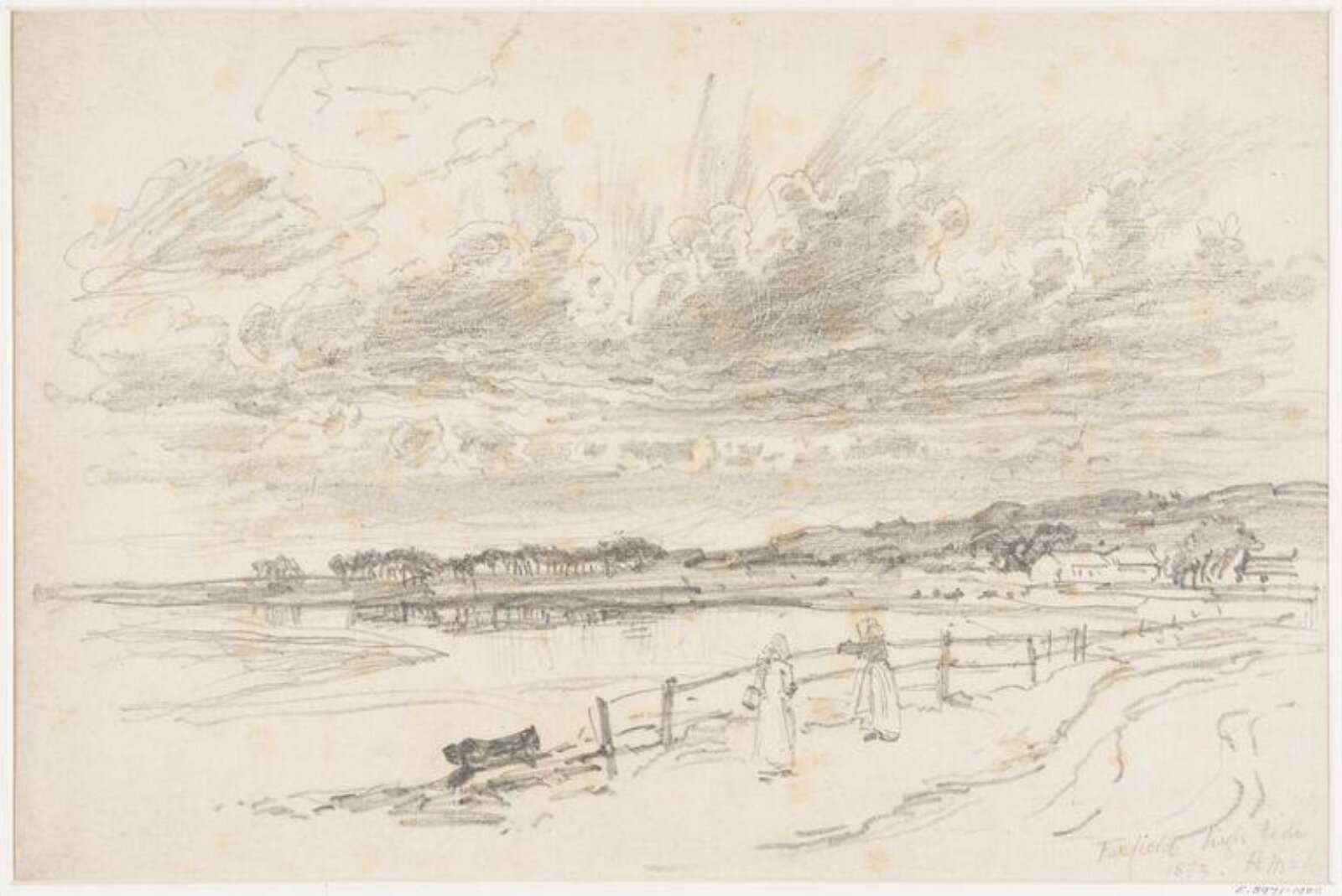 Drawing, Henry Moore, 1873