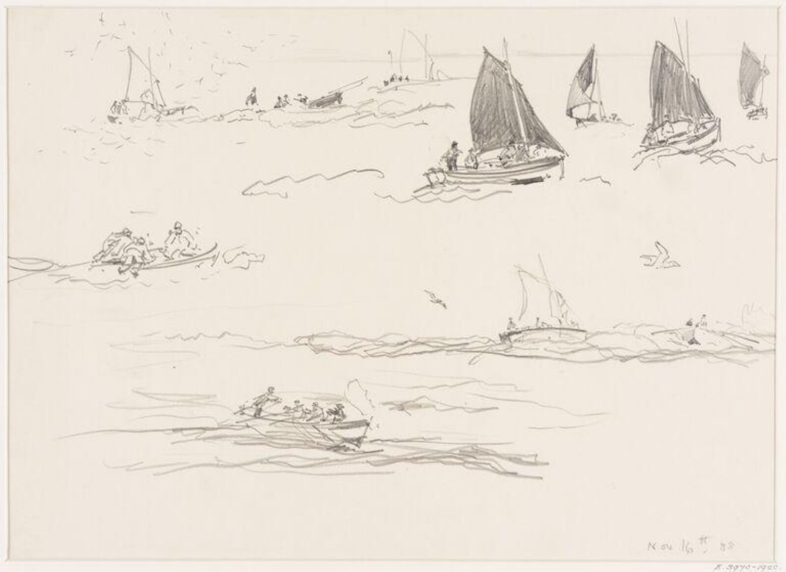 Drawing, Henry Moore, 16/11/1888