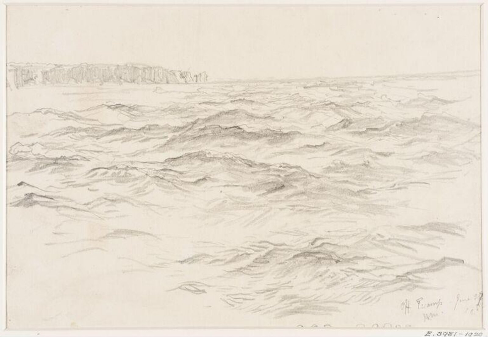 Drawing, Henry Moore, 27/06/1883