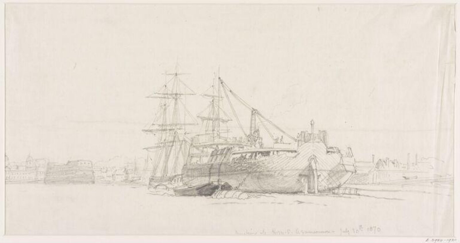 Drawing, Henry Moore, 30/07/1870